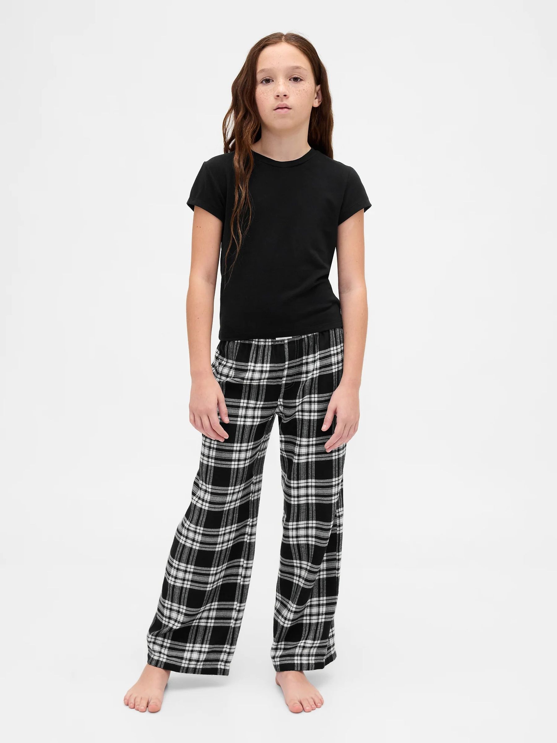 Black Check Matching Family Flannel Pyjama Bottoms - Image 4 of 6