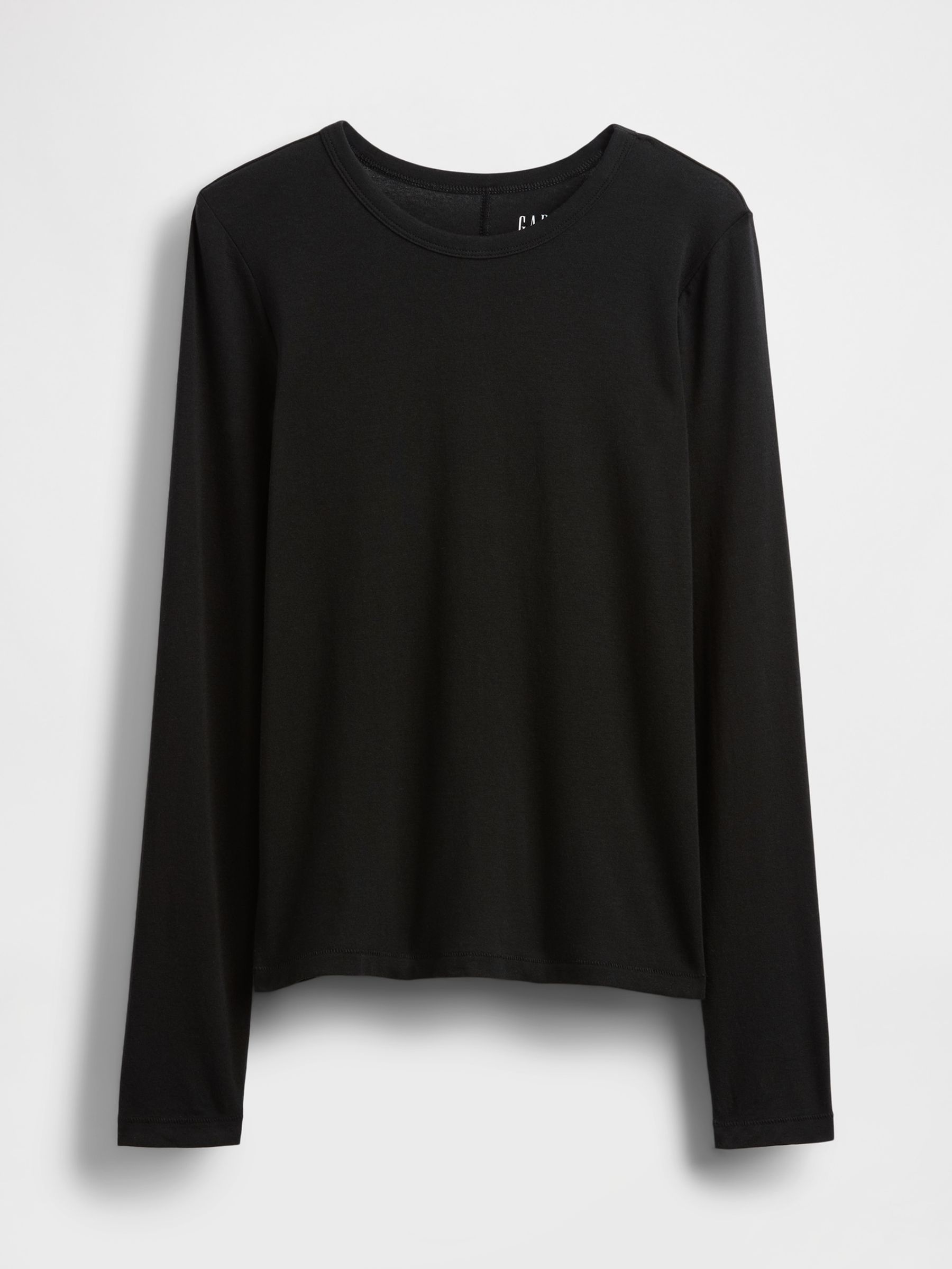 Black Featherweight Crew Neck T-Shirt - Image 1 of 2 Black Featherweight Crew Neck T-Shirt - Image 1 of 2