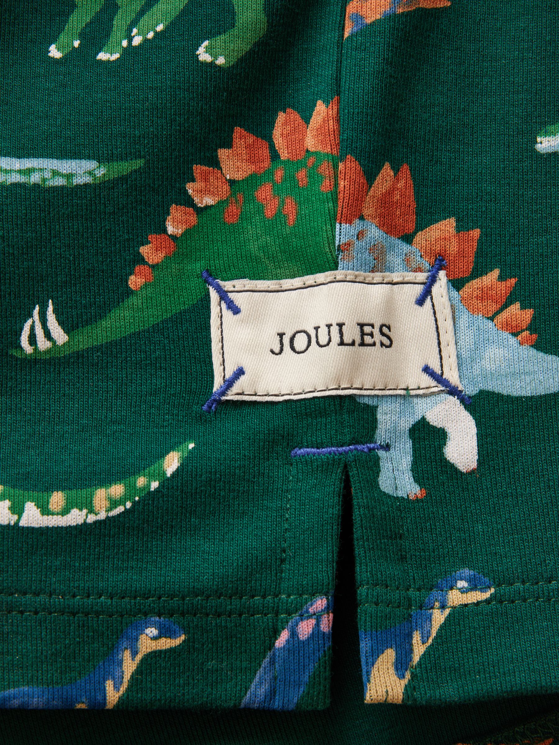 Boys' Kipwell Green Dino Long Sleeve Pyjama Set - Image 6 of 8