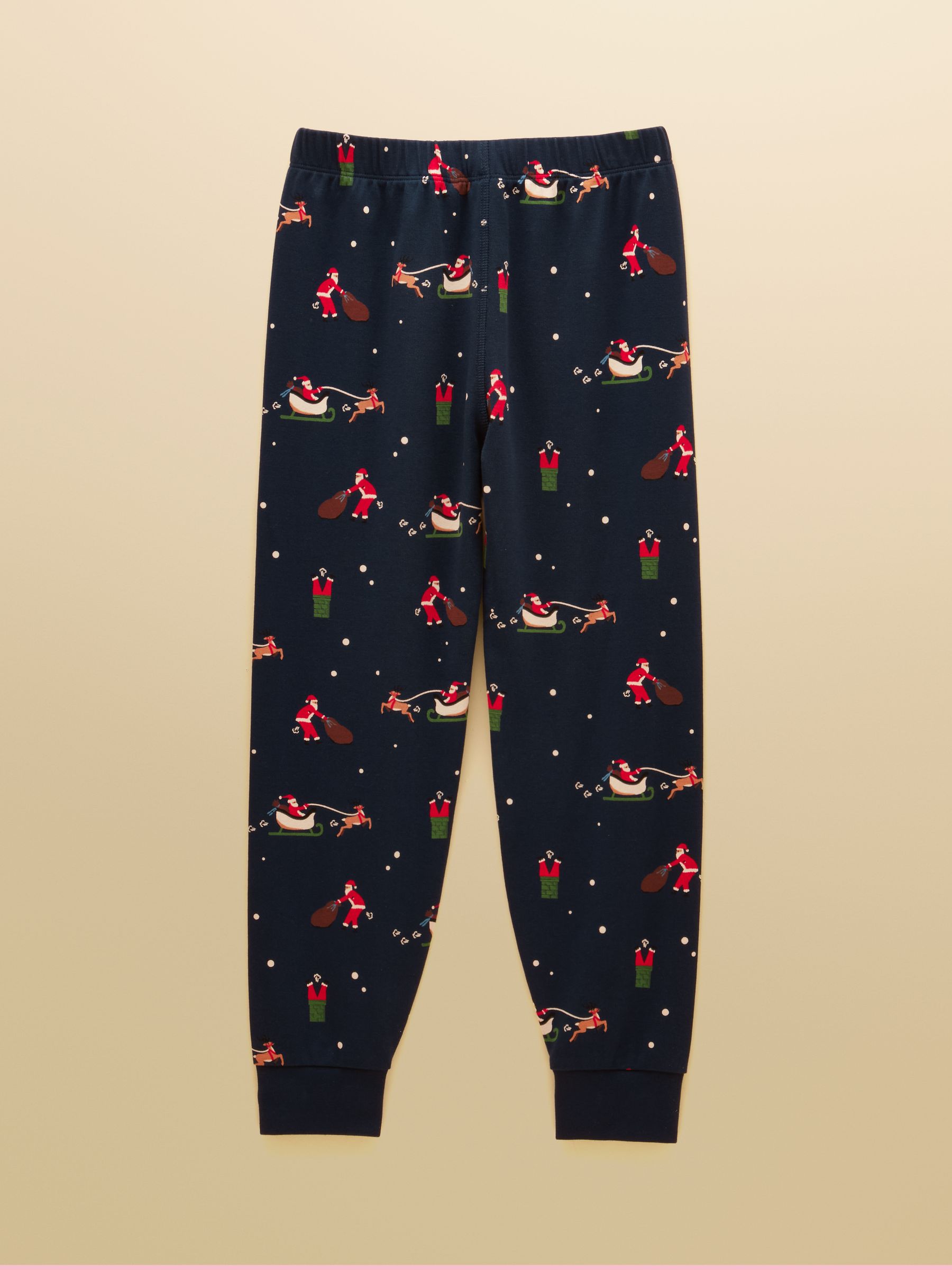 Boys' Kipwell Navy Blue Long Sleeve Pyjama Set - Image 5 of 7