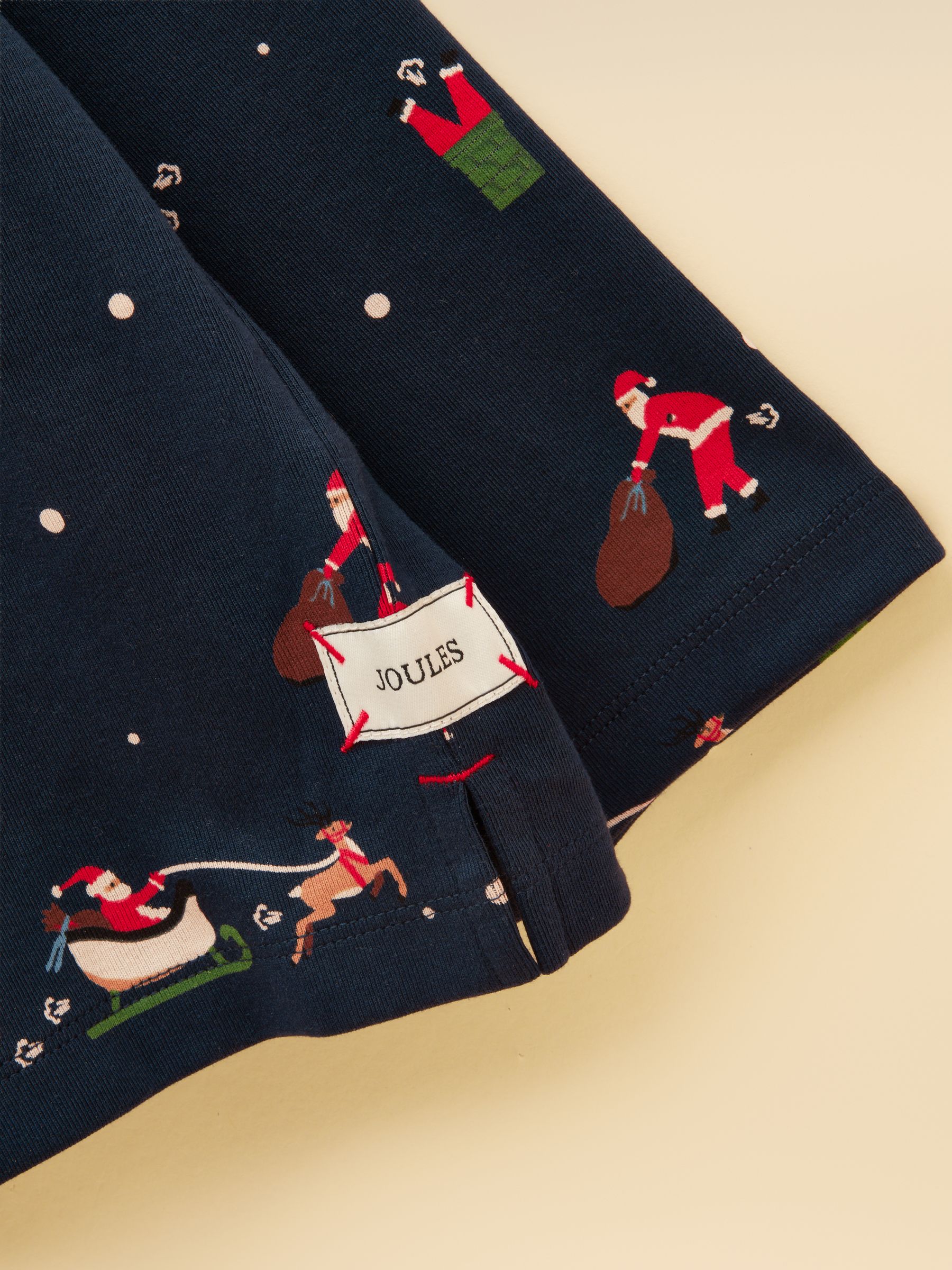 Boys' Kipwell Navy Blue Long Sleeve Pyjama Set - Image 6 of 7