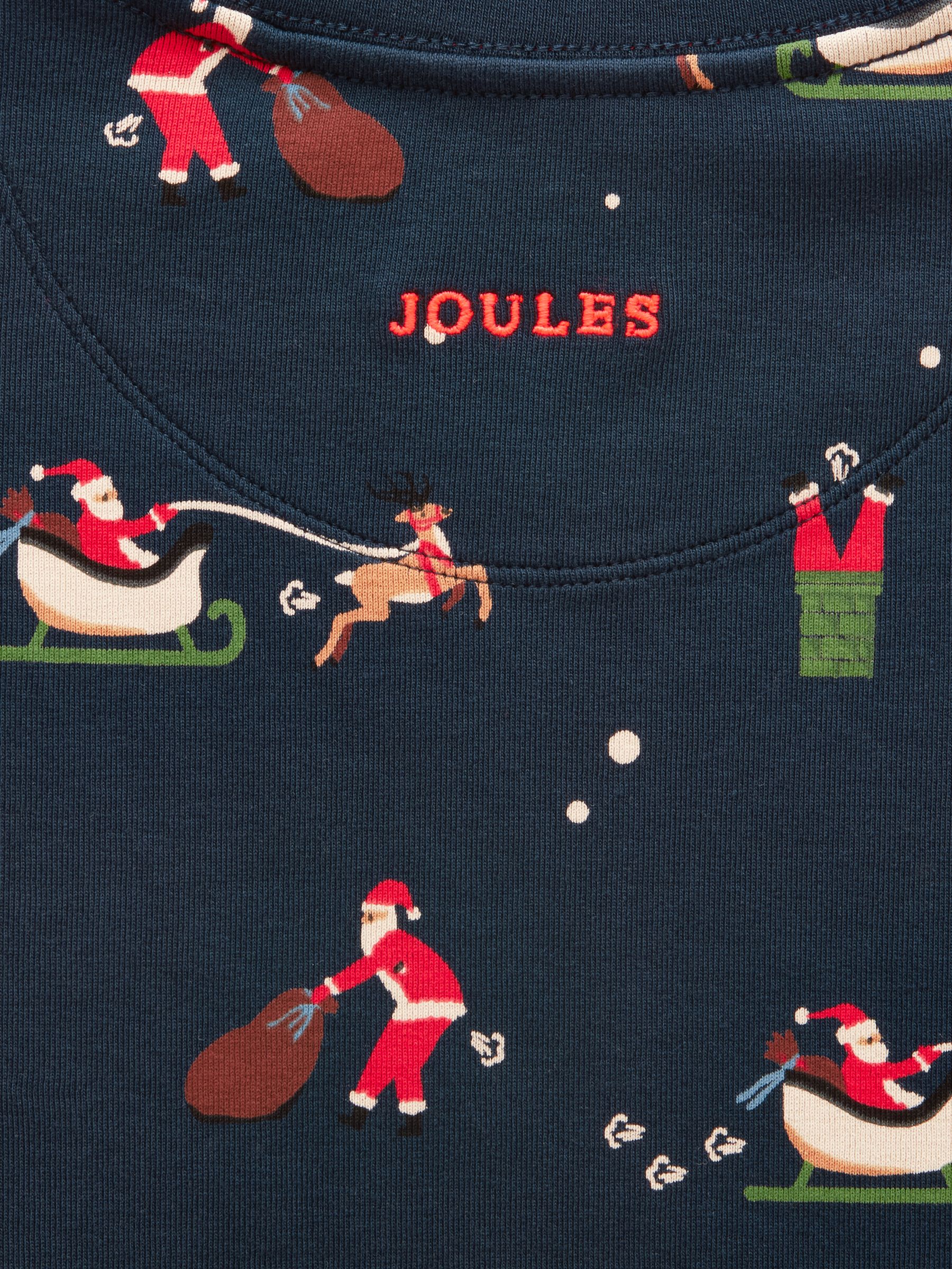 Boys' Kipwell Navy Blue Long Sleeve Pyjama Set - Image 7 of 7