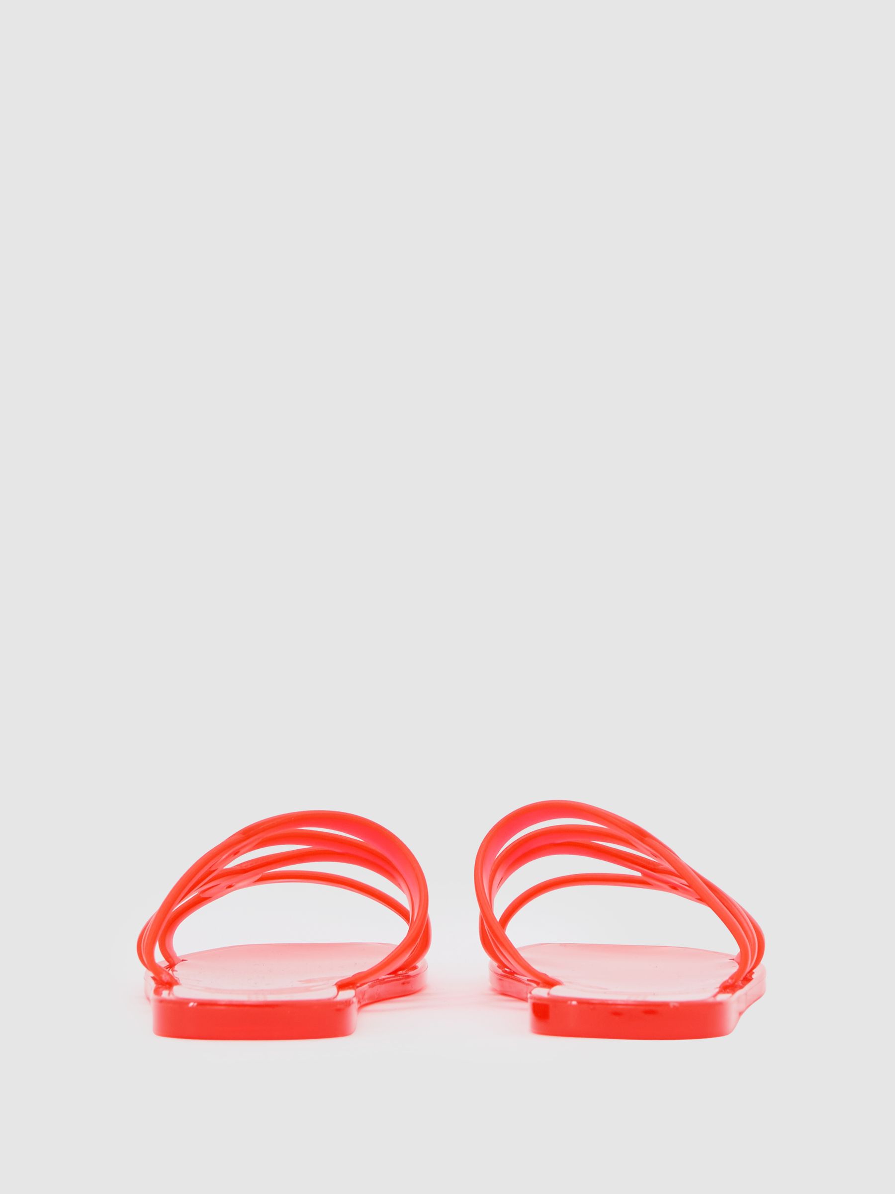 Interlocking Jelly Slide Sandals in Pink - image 3