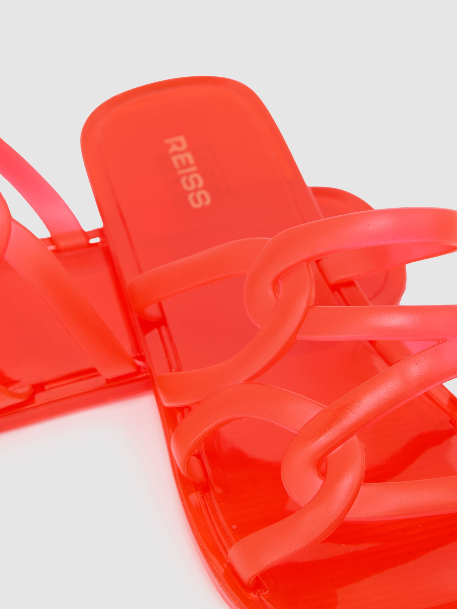 Interlocking Jelly Slide Sandals in Pink - image 2