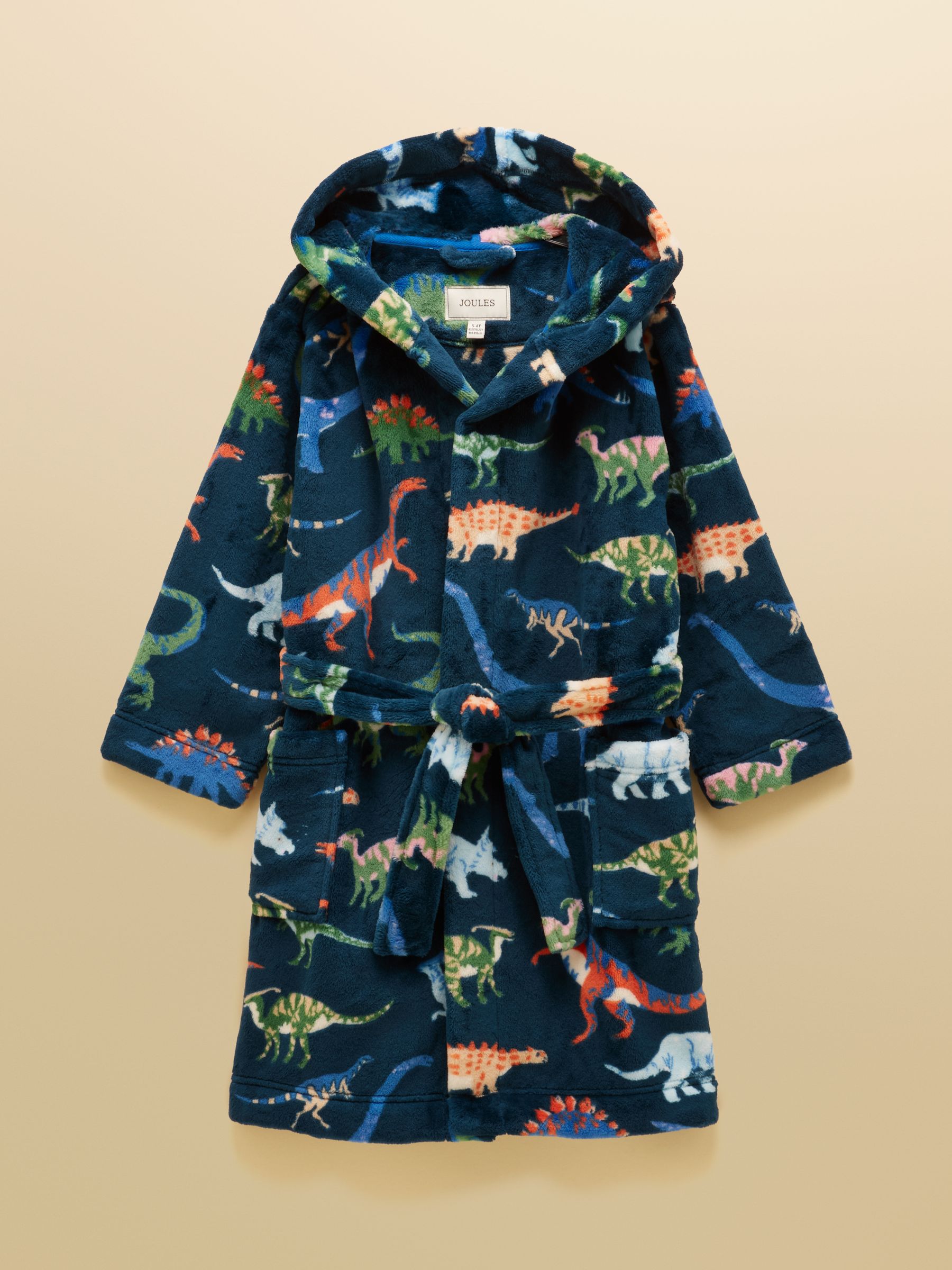 Boys' Snug Navy Dino Dressing Gown - Image 1 of 5 Boys' Snug Navy Dino Dressing Gown - Image 1 of 5