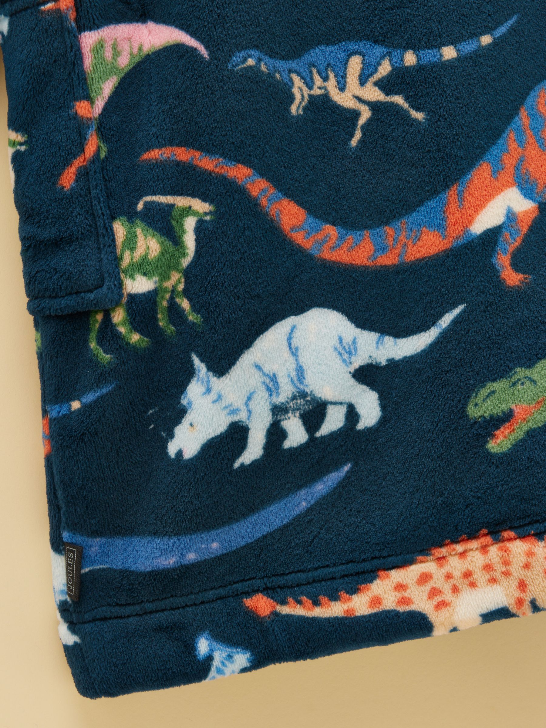Boys' Snug Navy Dino Dressing Gown - Image 4 of 5
