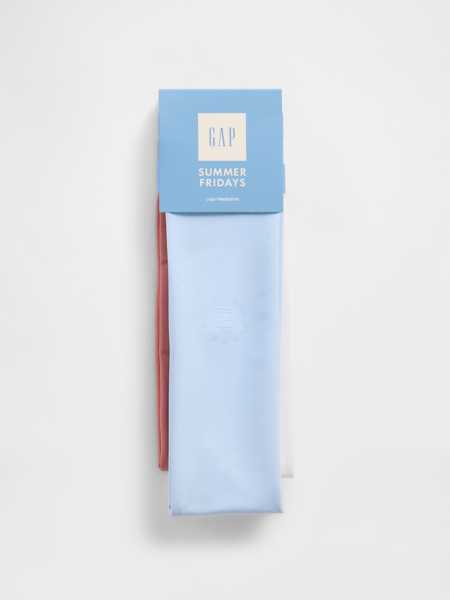 Gap X Summer Fridays Blue/Pink Logo Headbands 5 Pack - Image 3 of 4