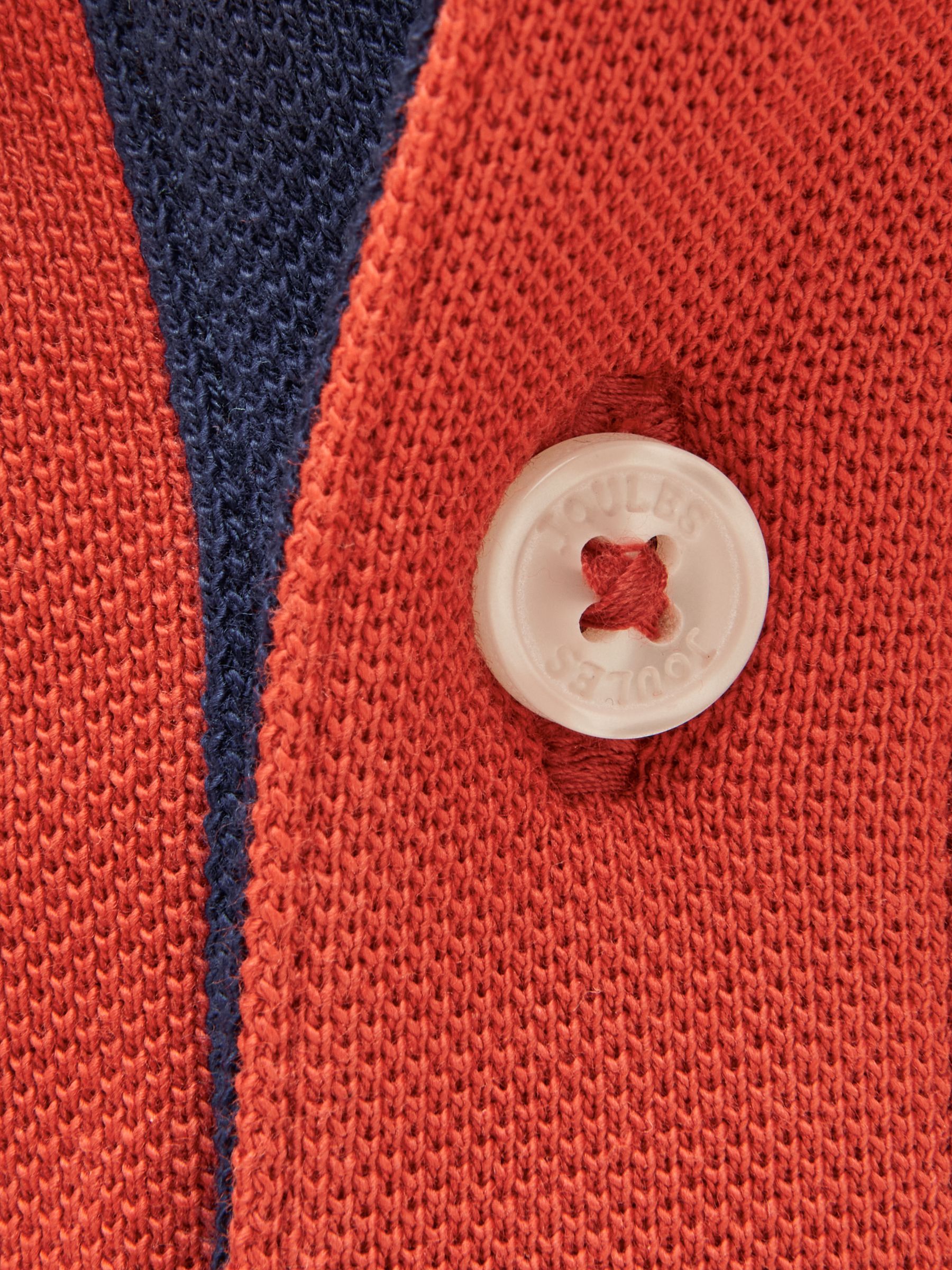 Boys' Woody Burnt Orange Short Sleeve Cotton Polo Shirt - Image 3 of 5