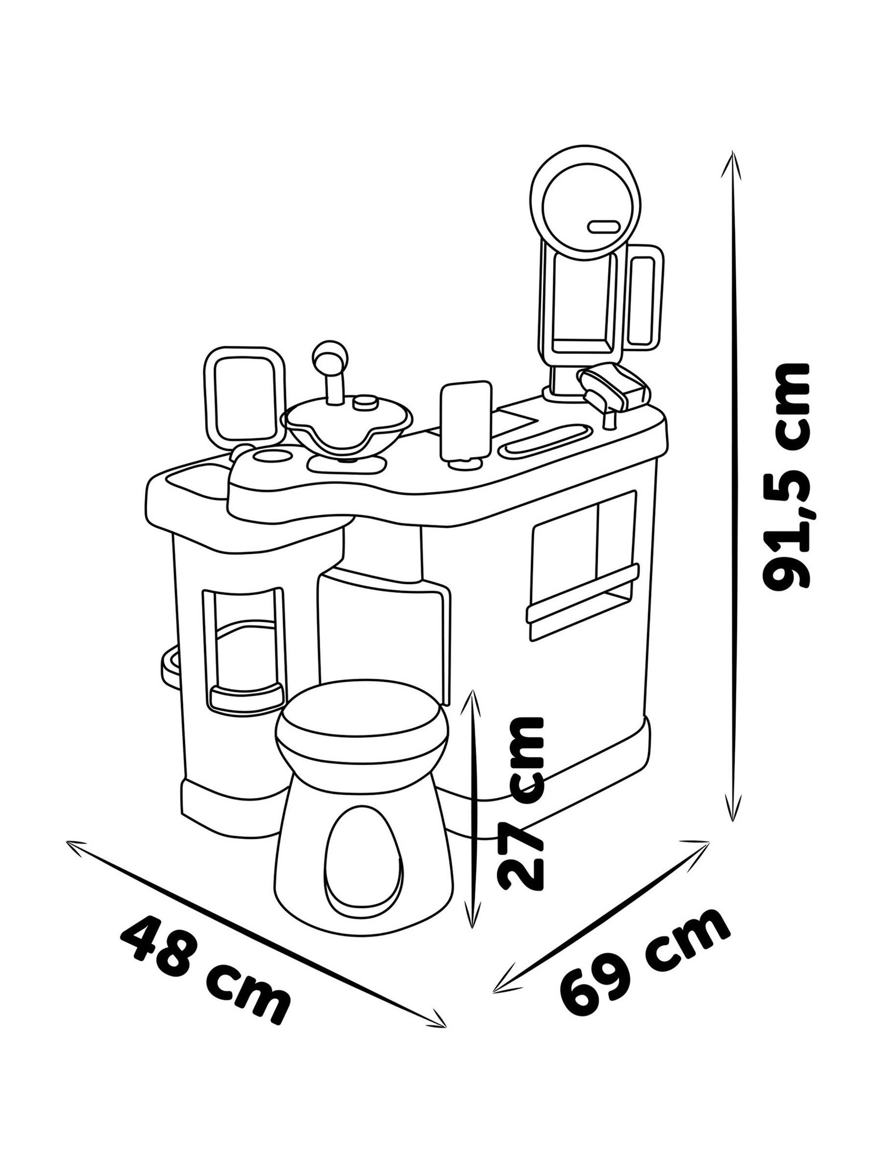 Smoby Barber Shop Playset - Image 6 of 6 Smoby Barber Shop Playset - Image 6 of 6