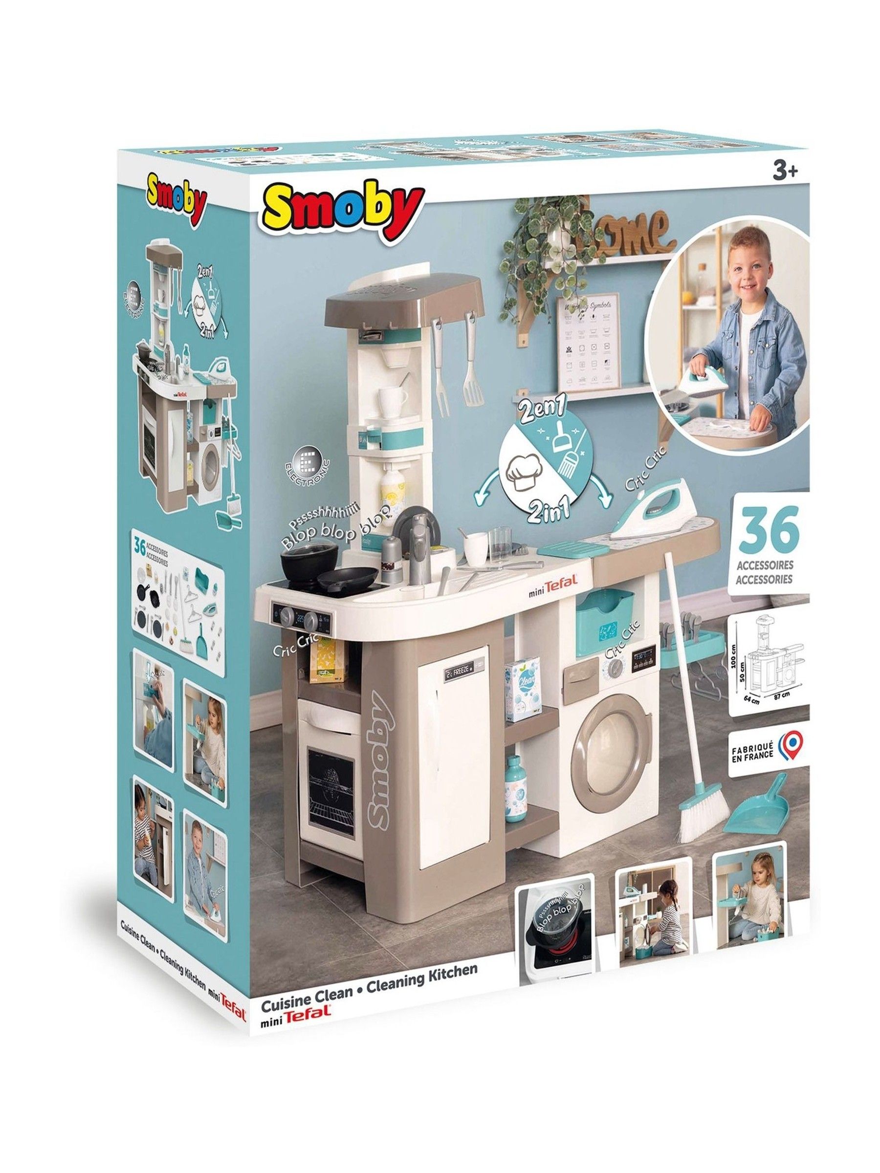 Smoby Tefal Studio Utility Kitchen Bubble - Image 5 of 6