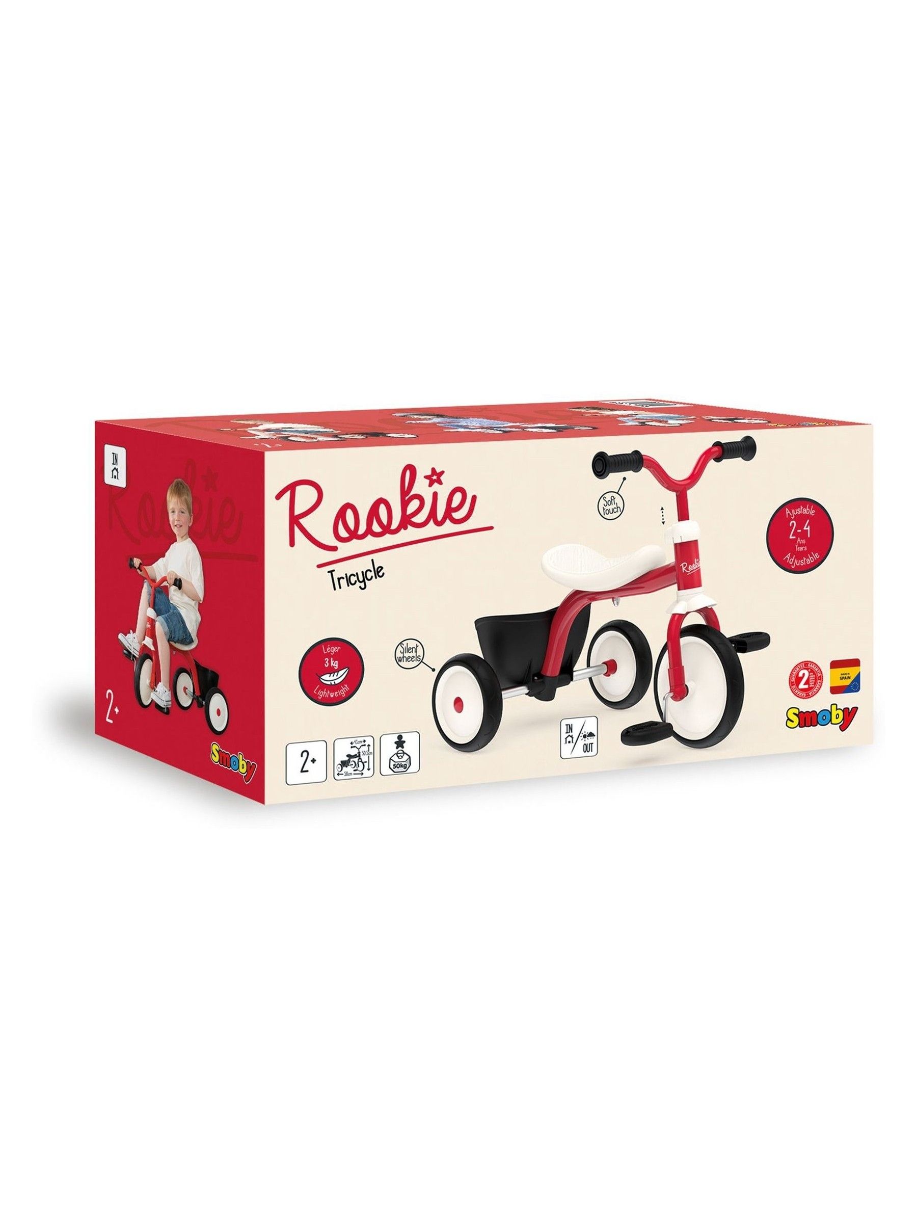 Smoby Red Rookie Tricyle - Image 6 of 6 Smoby Red Rookie Tricyle - Image 6 of 6