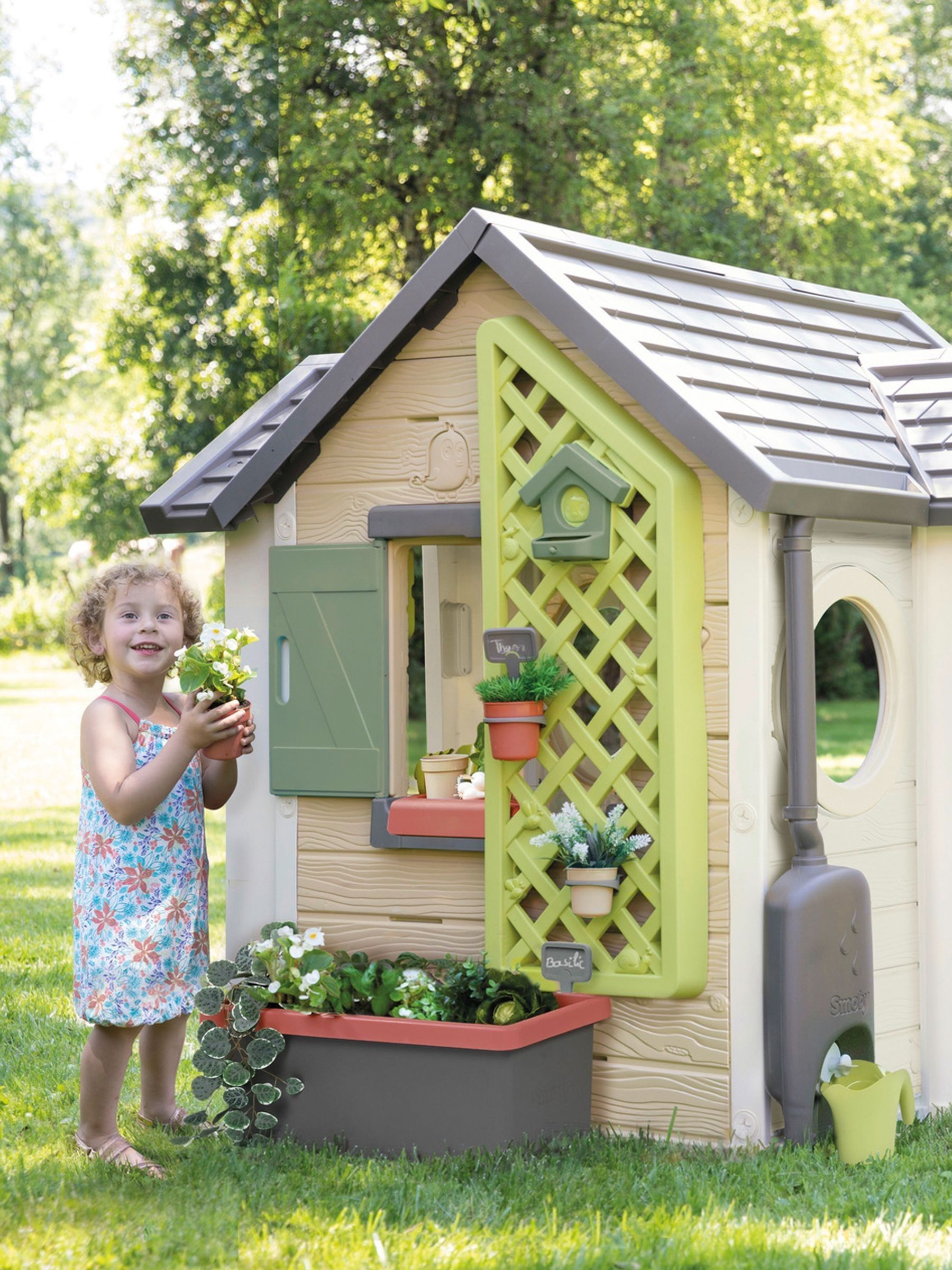 Smoby Cream Life Garden House - Image 2 of 6