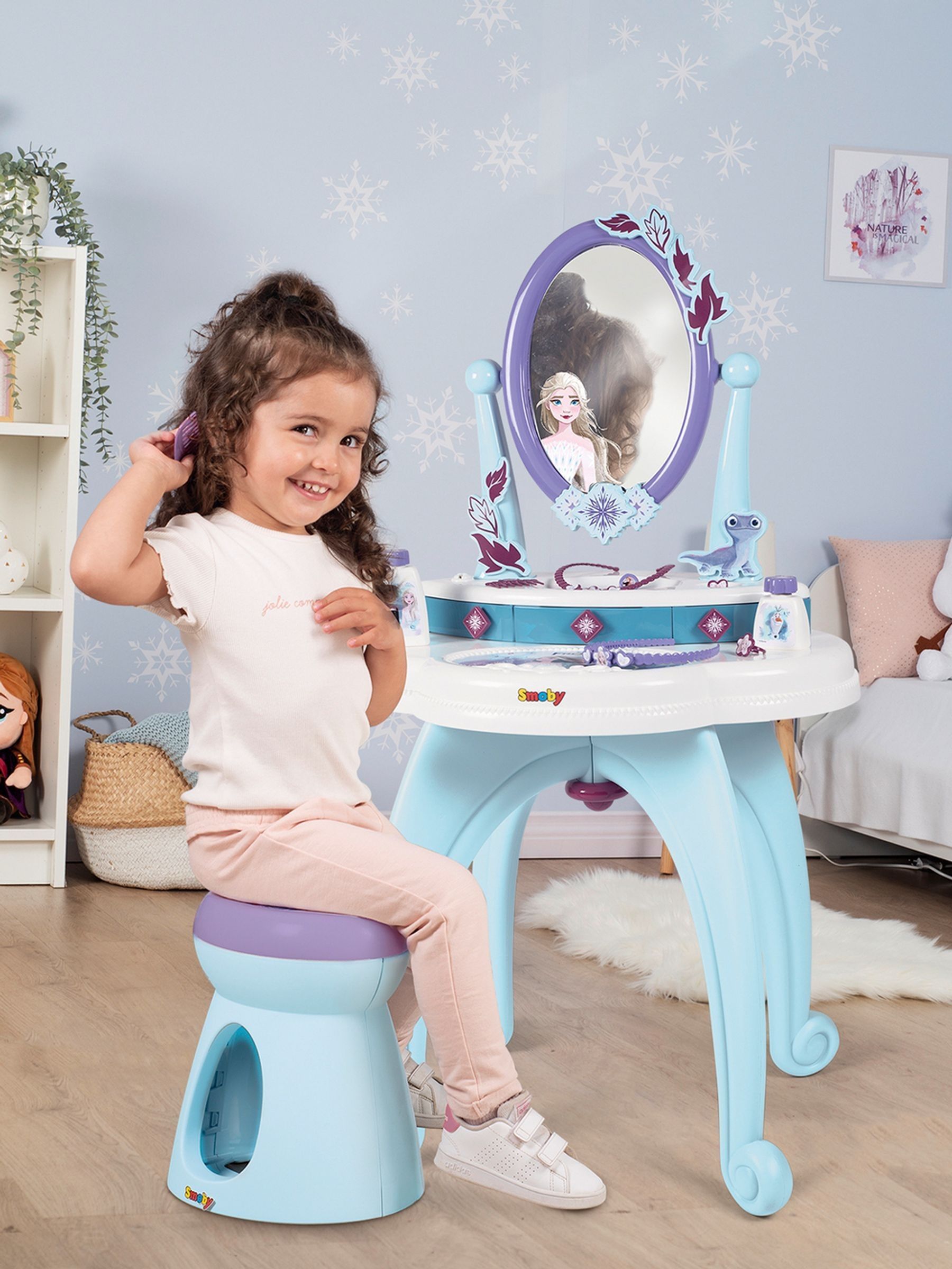 Smoby Frozen 2-in-1 Dressing Table - Image 1 of 4