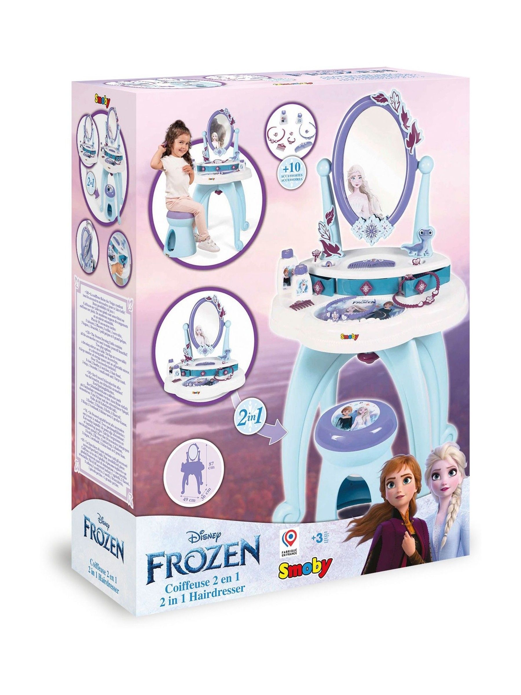 Smoby Frozen 2-in-1 Dressing Table - Image 4 of 4