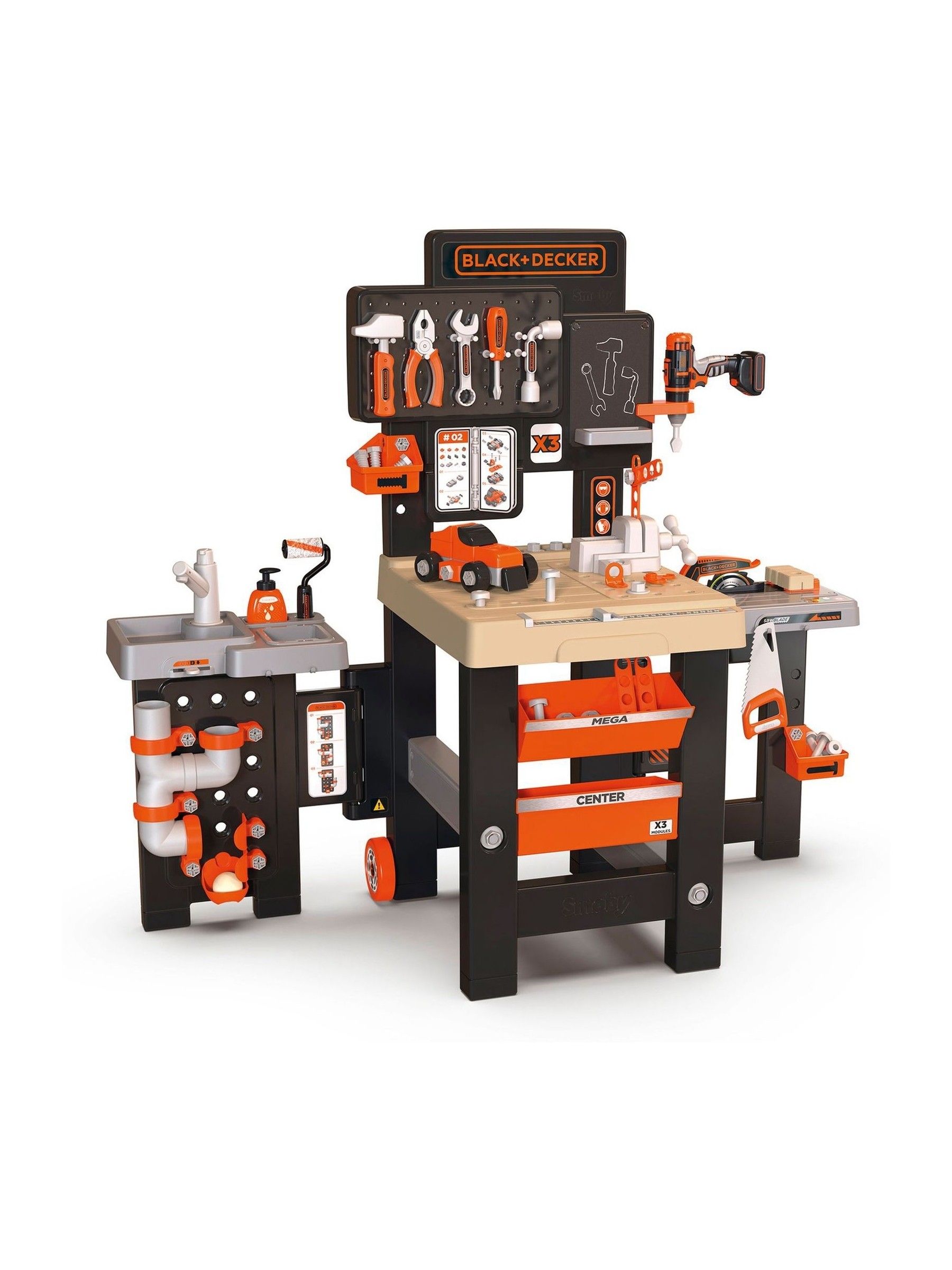 Smoby Black & Decker Mega Construction Centre - Image 3 of 6