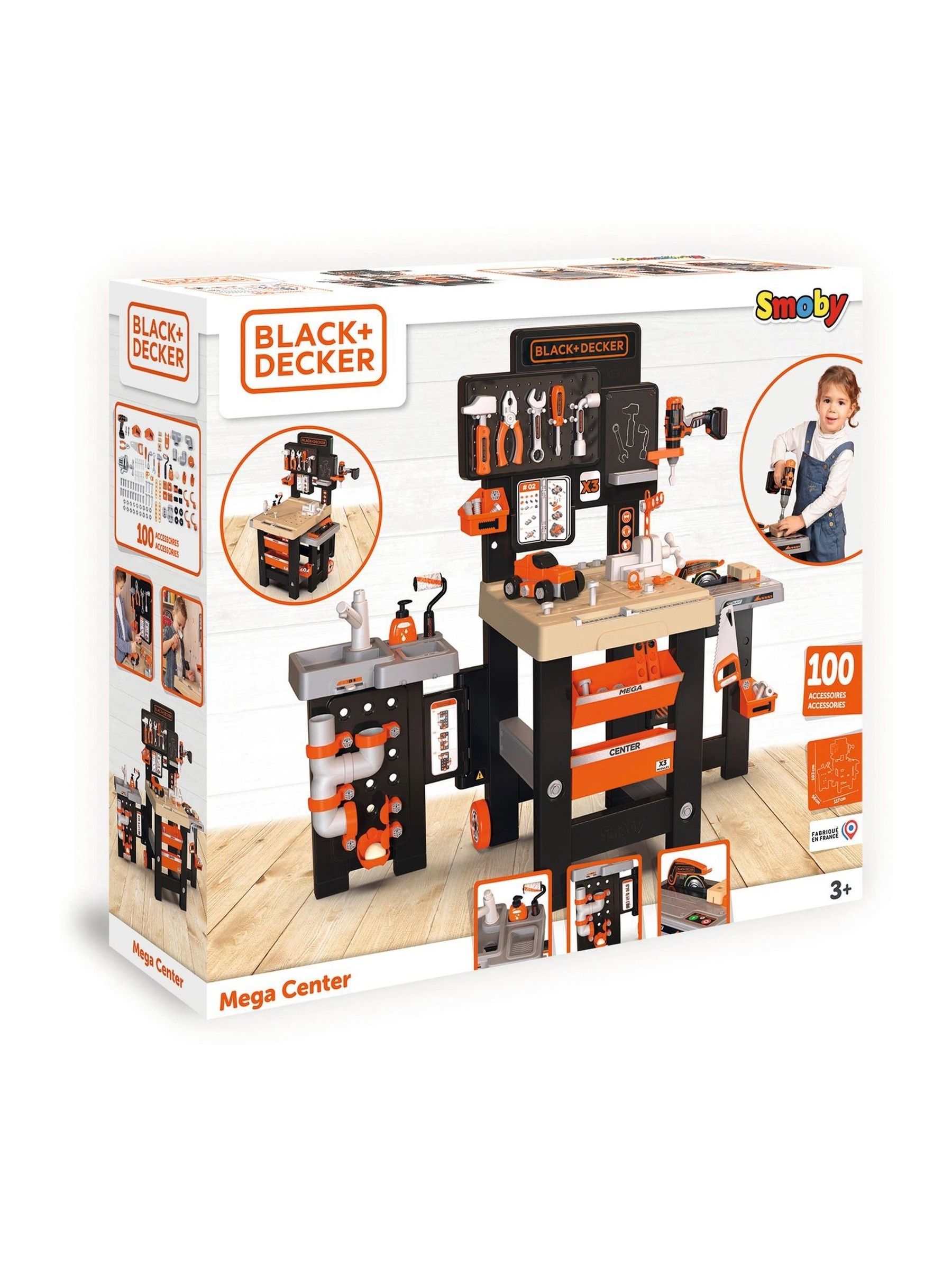 Smoby Black & Decker Mega Construction Centre - Image 6 of 6