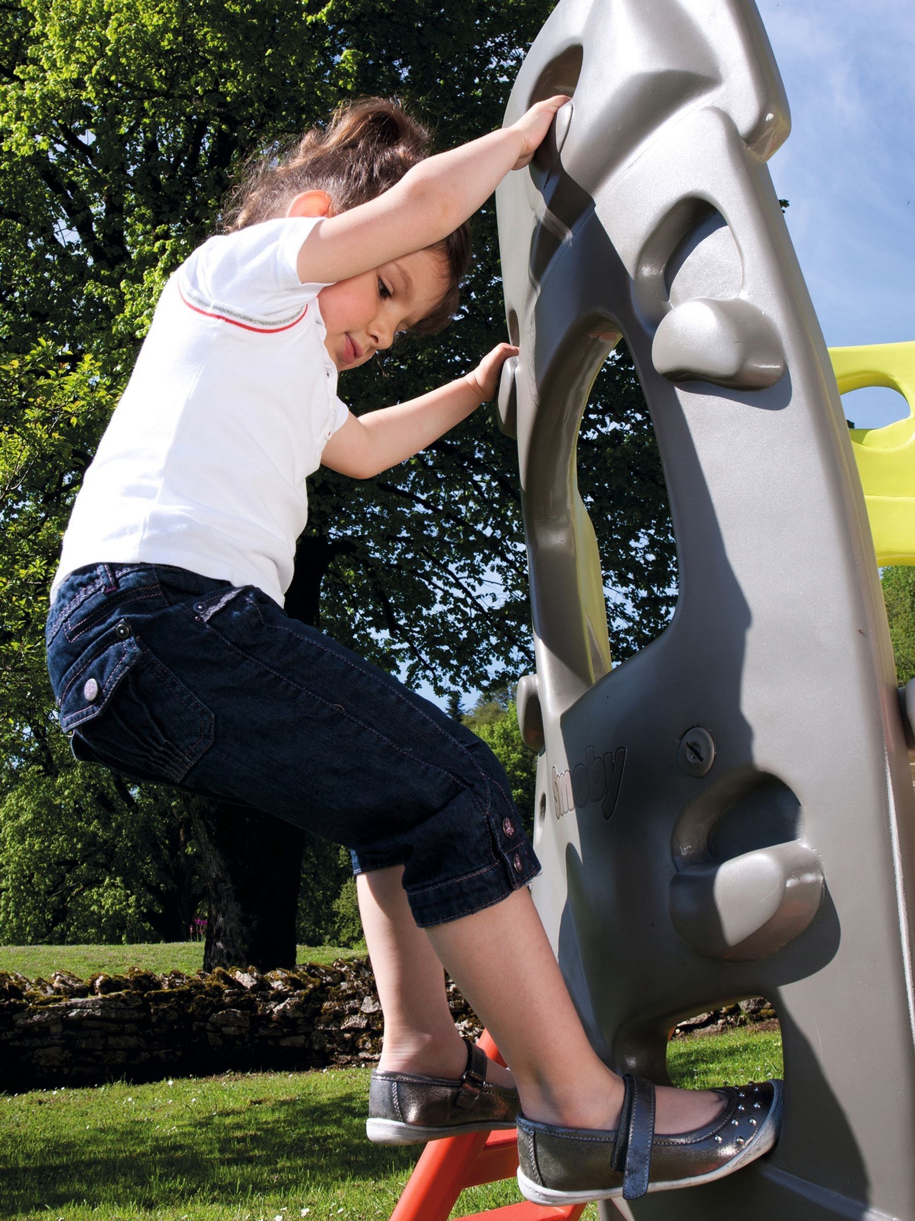 Smoby Lime Green Climbing Tower - Image 3 of 6