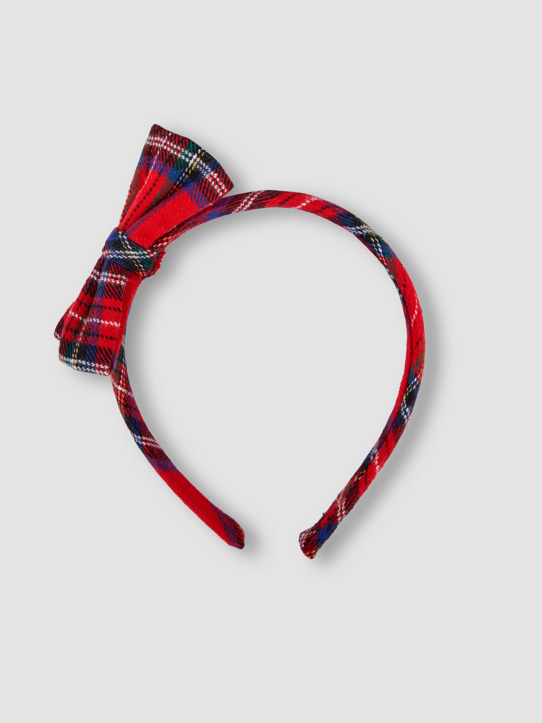 Blue Tartan Hairband - Image 1 of 4