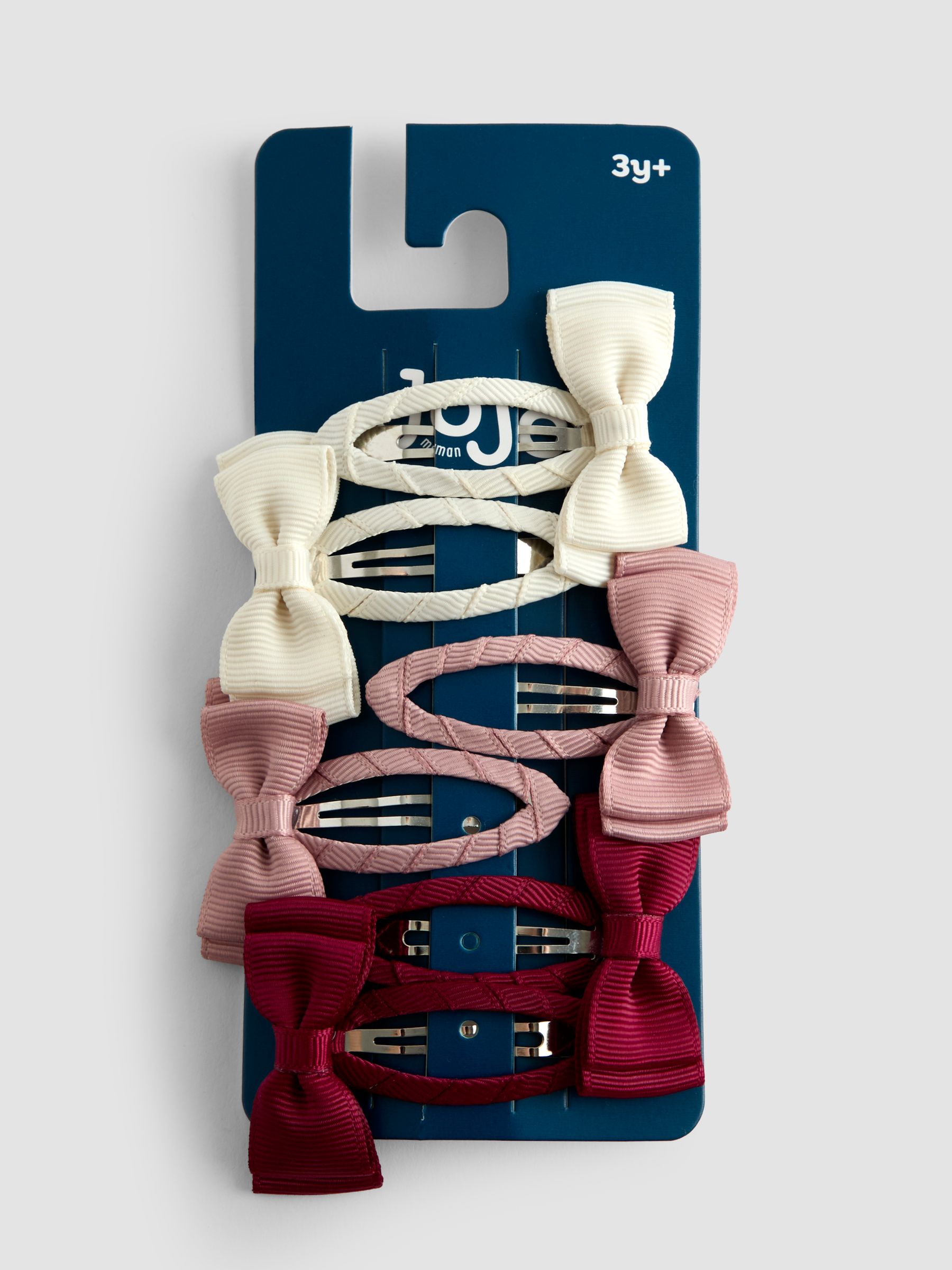 Pastel 6-Pack Bow Clips - Image 2 of 3