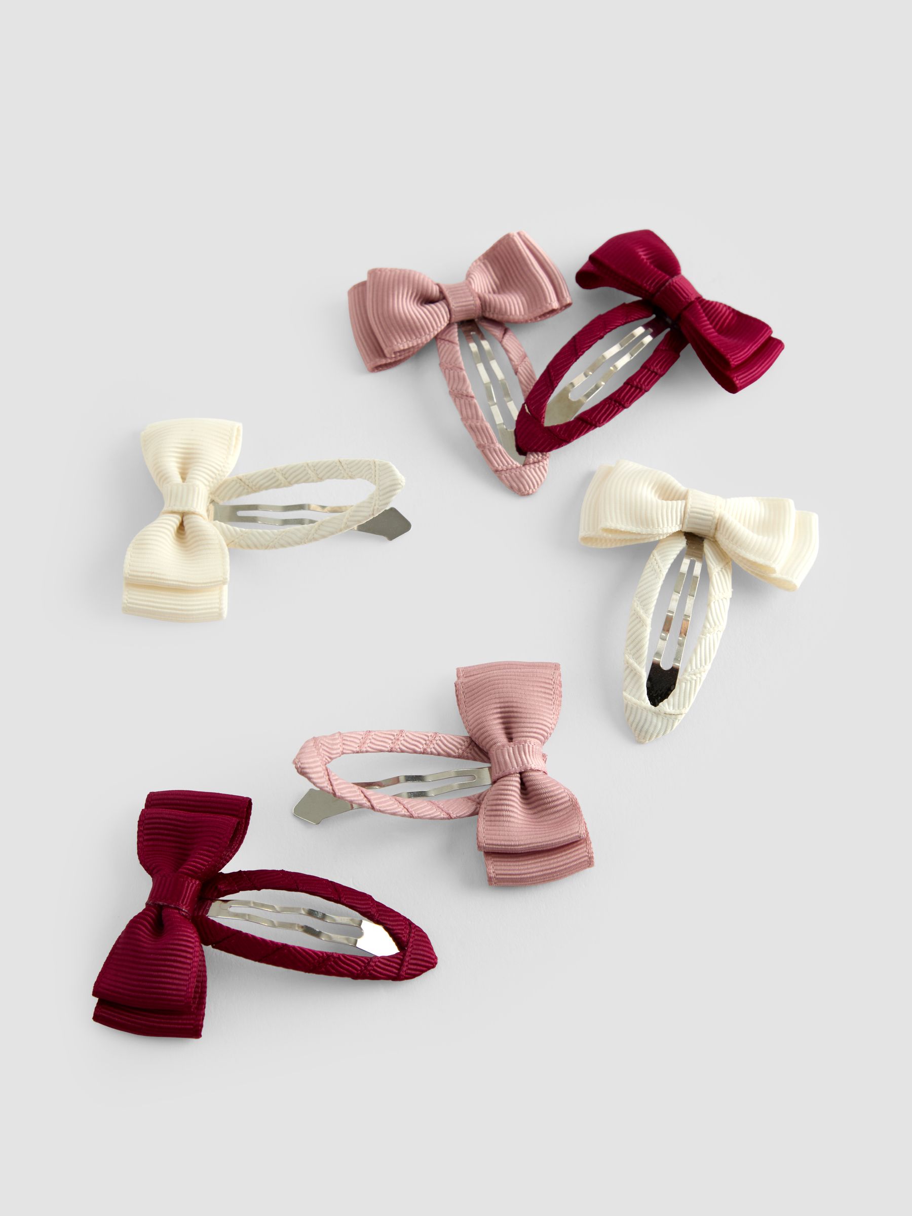 Pastel 6-Pack Bow Clips - Image 3 of 3