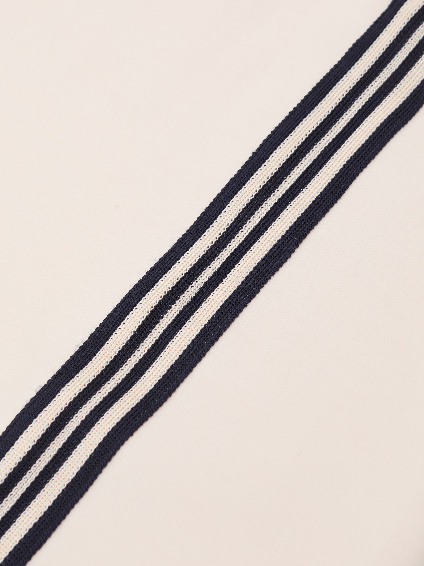 Barrel-Leg Side-Stripe Trousers in Cream - image 4