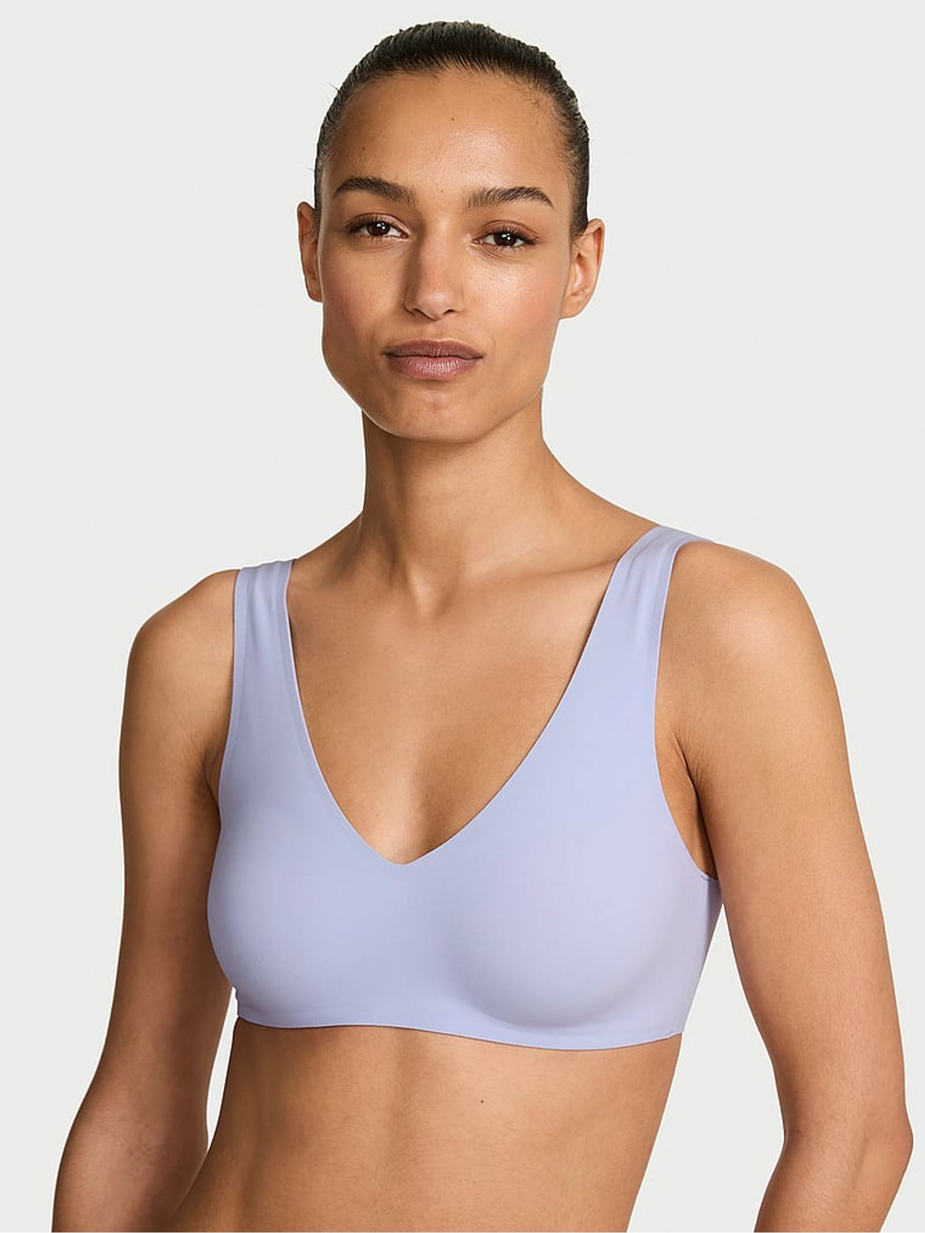 Icy Lavender Purple Non Wired Lightly Lined Slumber Bra - Image 1 of 2