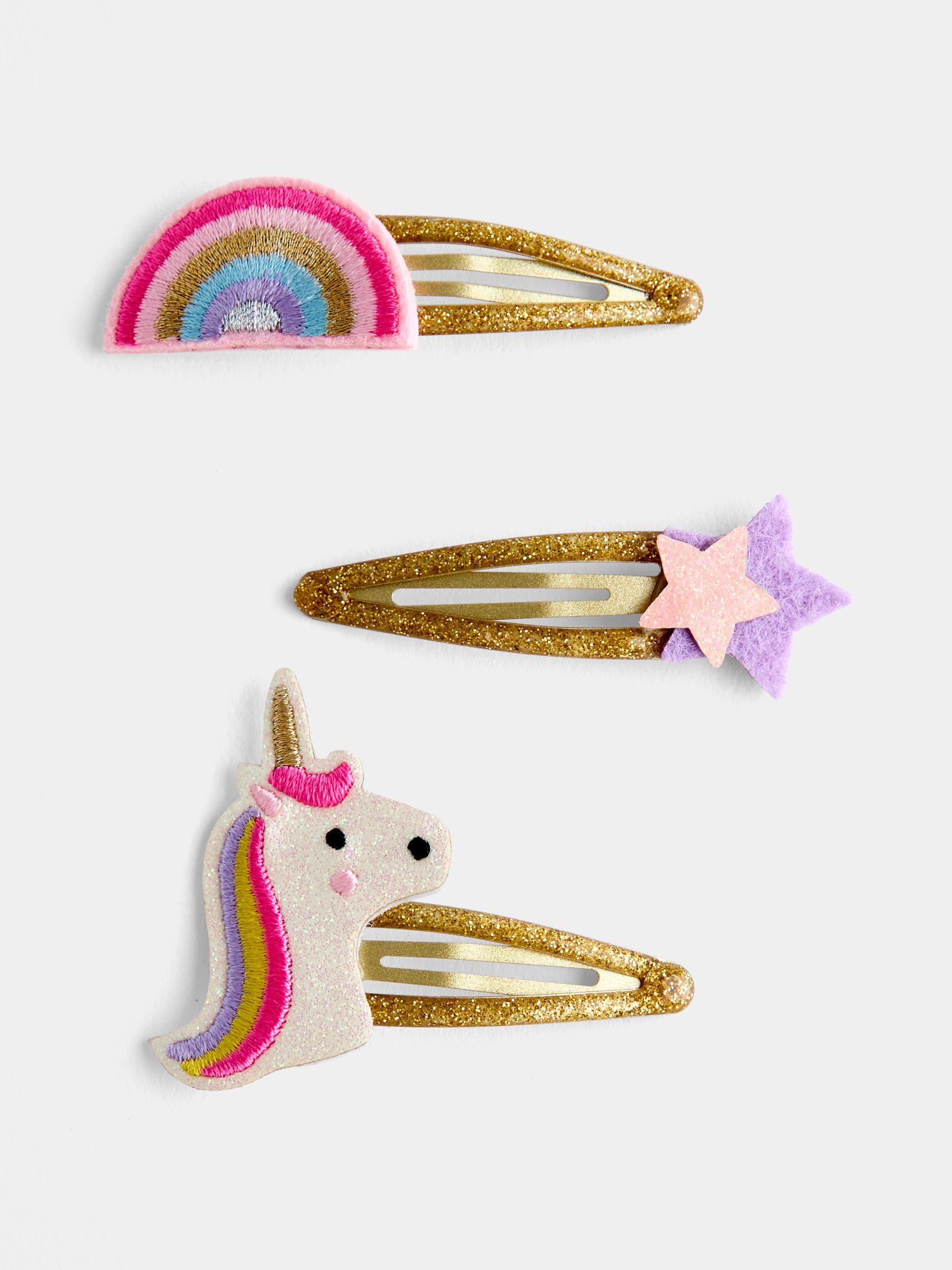 Pink 3-Pack Clips Unicorn - Image 2 of 4