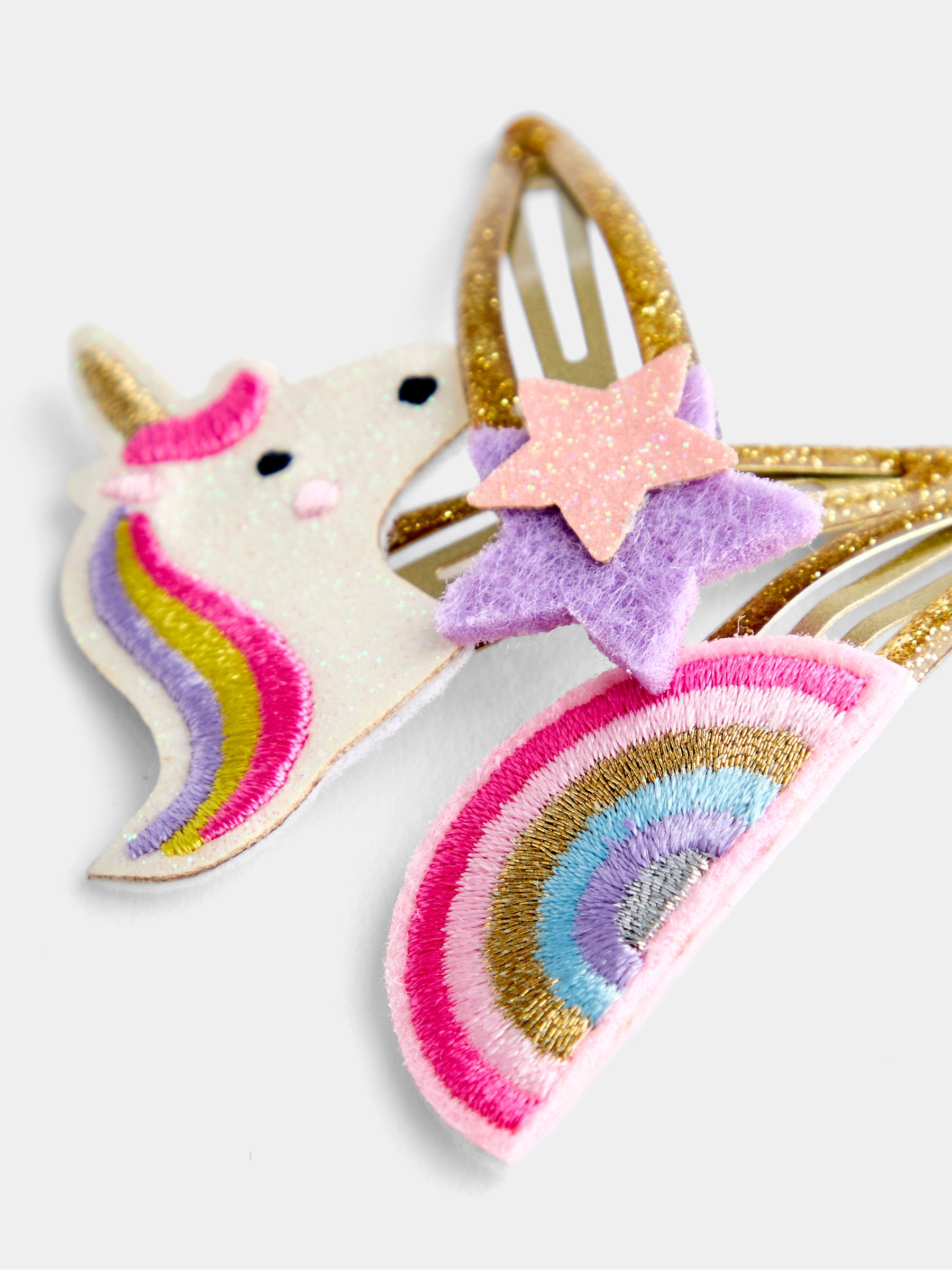 Pink 3-Pack Clips Unicorn - Image 4 of 4