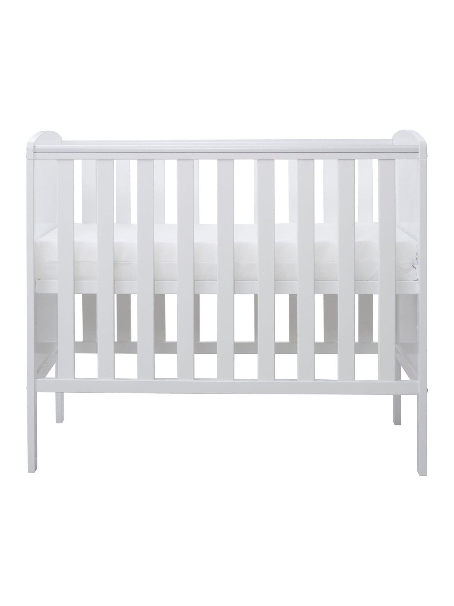 Ickle Bubba White Coleby Space Saver Cot and Premium Sprung Mattress - Image 4 of 6