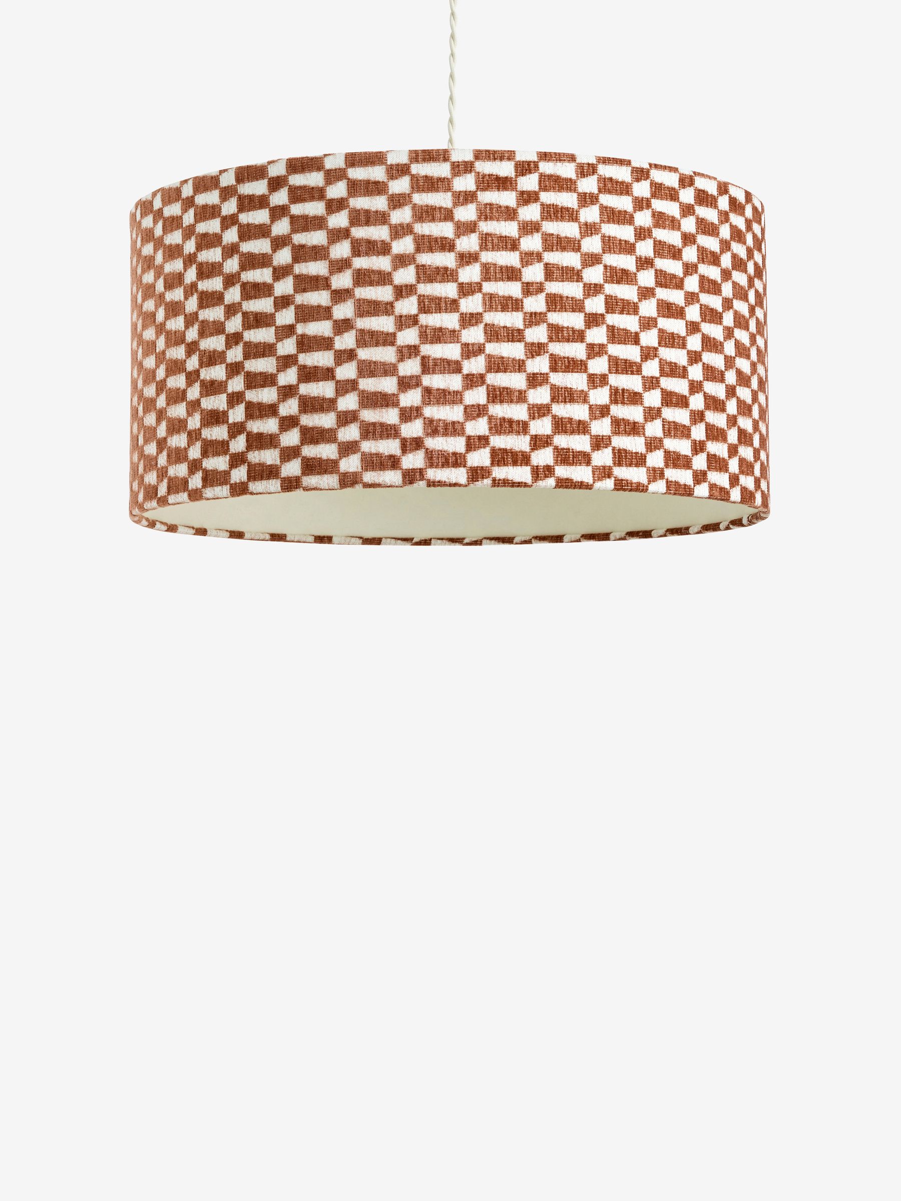 Geo Easy Fit Shade Ceiling Light in Brown/Cream - Image 4 of 4