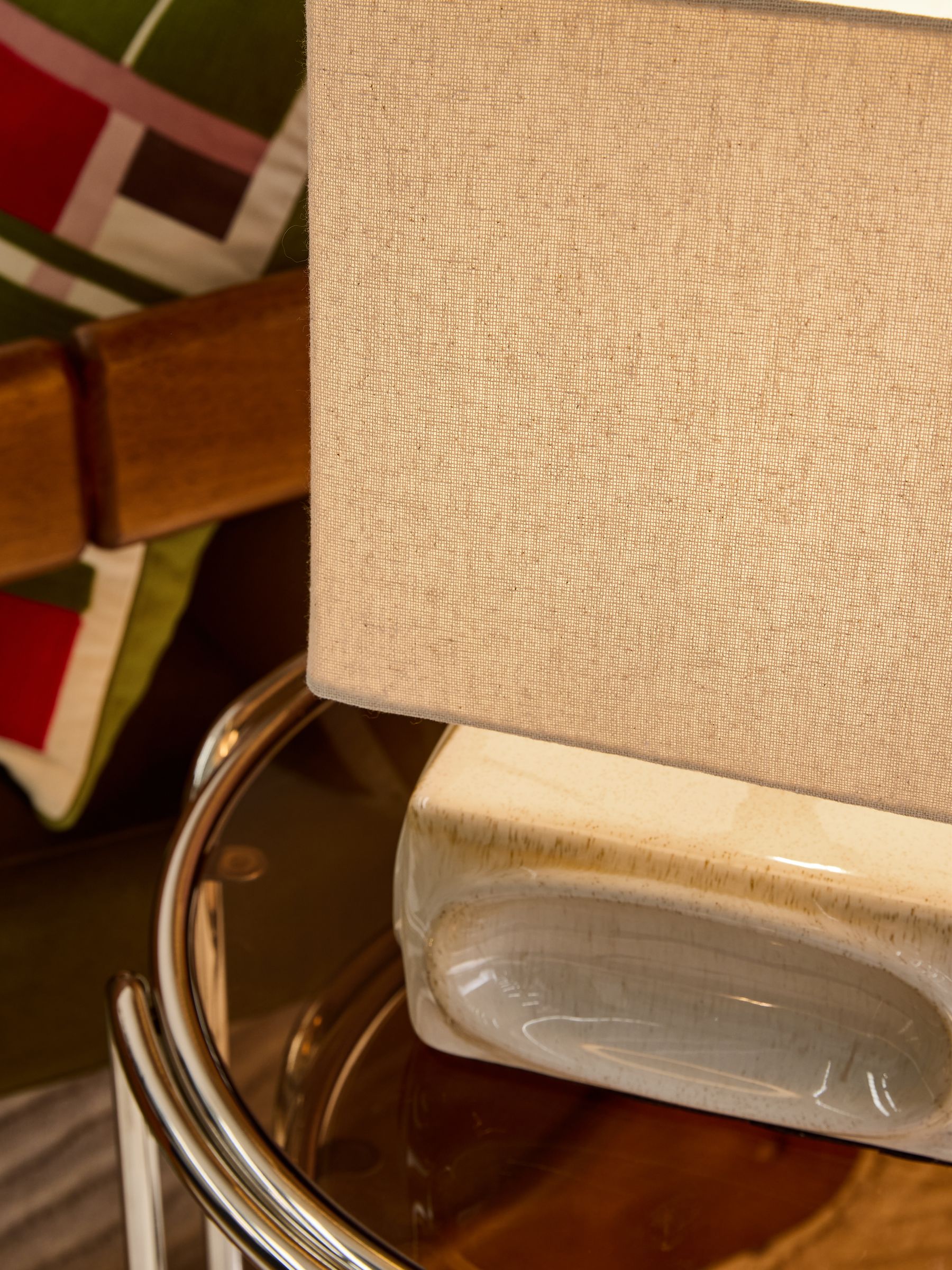 Nell Ceramic Table Lamp in Cream - Image 3 of 5
