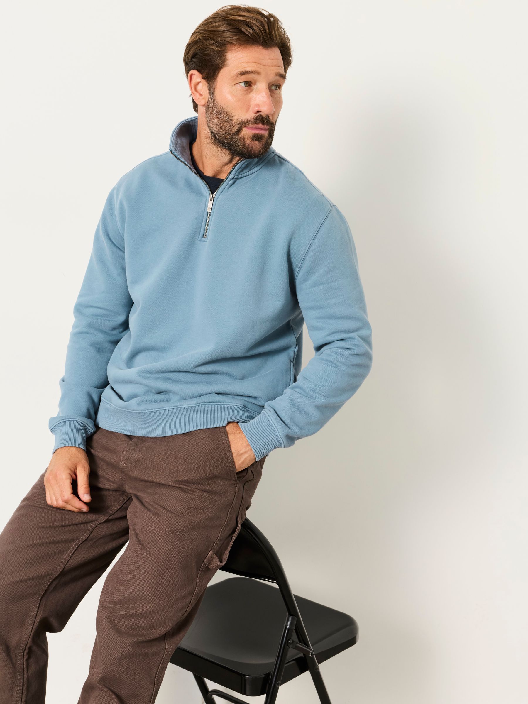 Hayle Dusky Blue Half Neck - Image 5 of 6