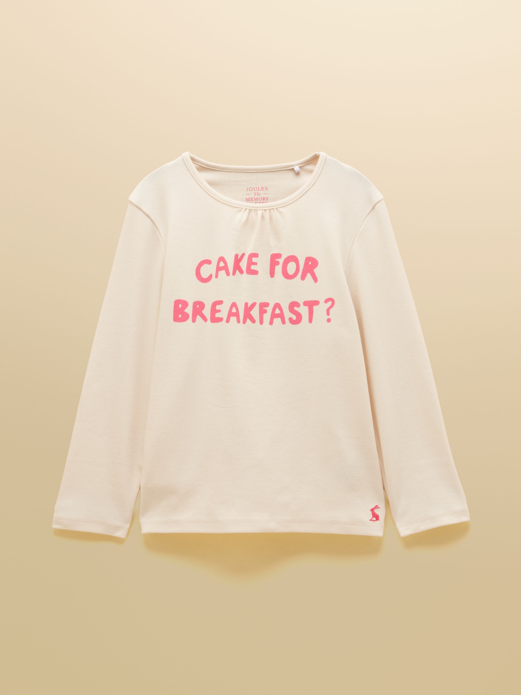 Girls' Kipwell Cream & Pink Long Sleeve Pyjama Set - Image 2 of 10