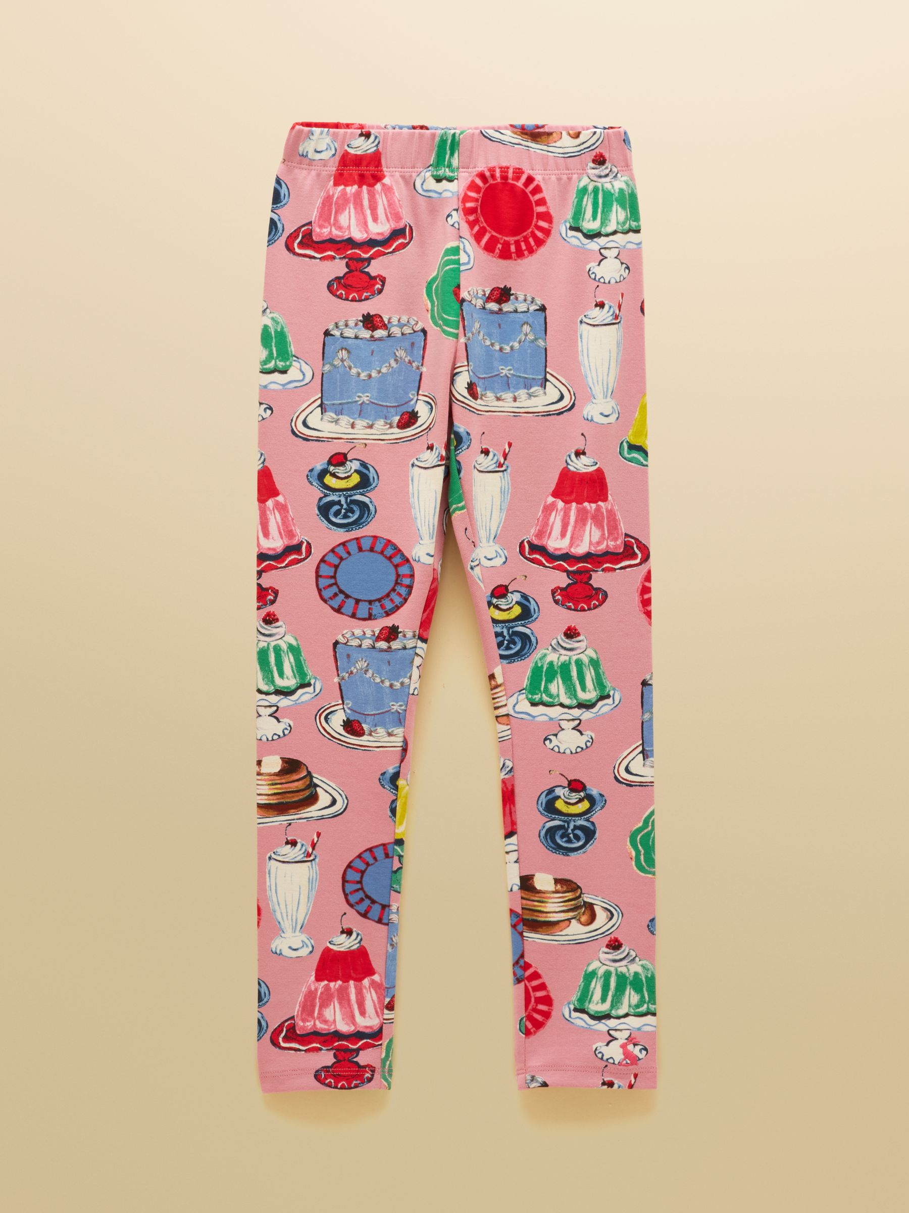 Girls' Kipwell Cream & Pink Long Sleeve Pyjama Set - Image 4 of 10