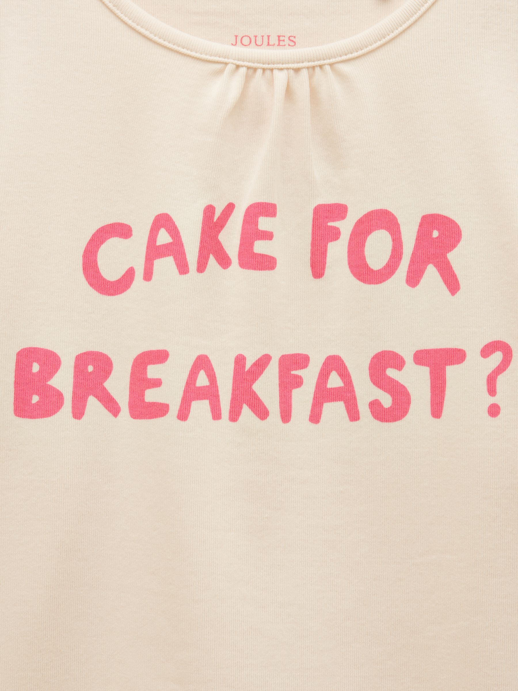 Girls' Kipwell Cream & Pink Long Sleeve Pyjama Set - Image 6 of 10