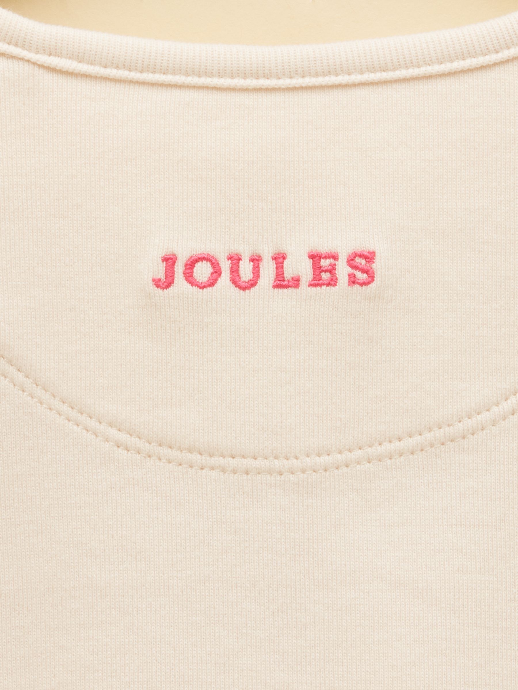 Girls' Kipwell Cream & Pink Long Sleeve Pyjama Set - Image 8 of 10