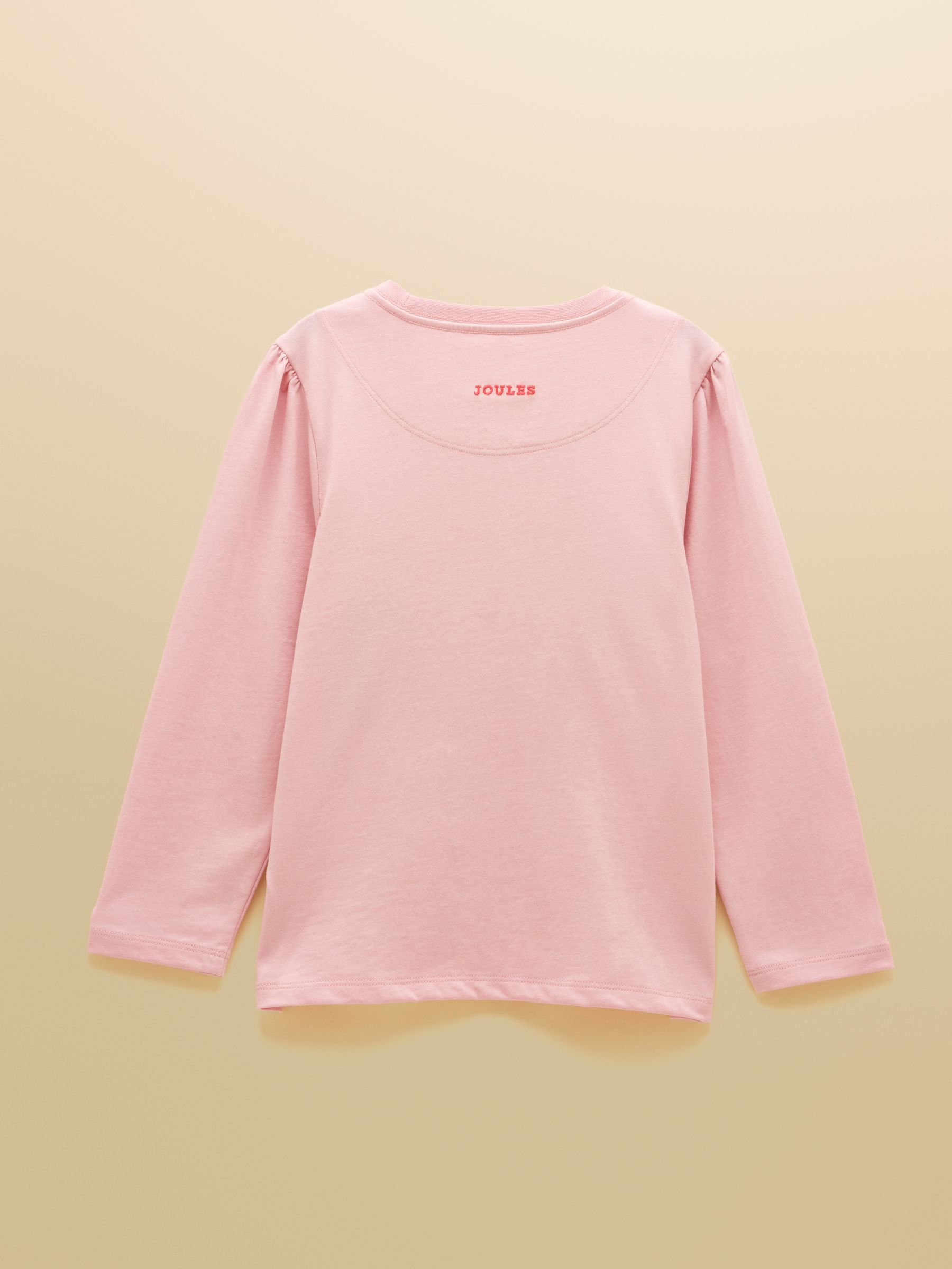 Girls' Ava Pink Horse Applique Long Sleeve Top - Image 2 of 5