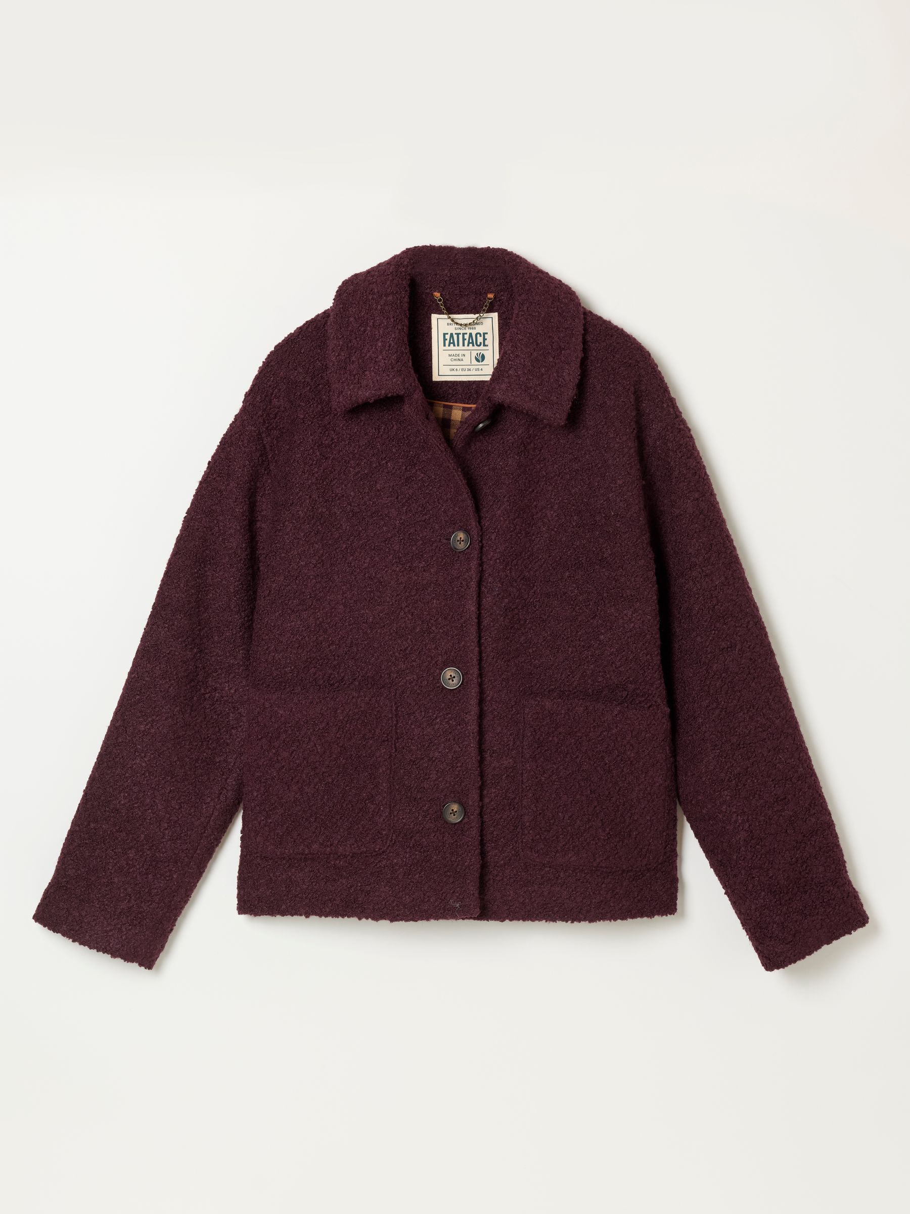 Faye Plum Purple Jacket - Image 6 of 6