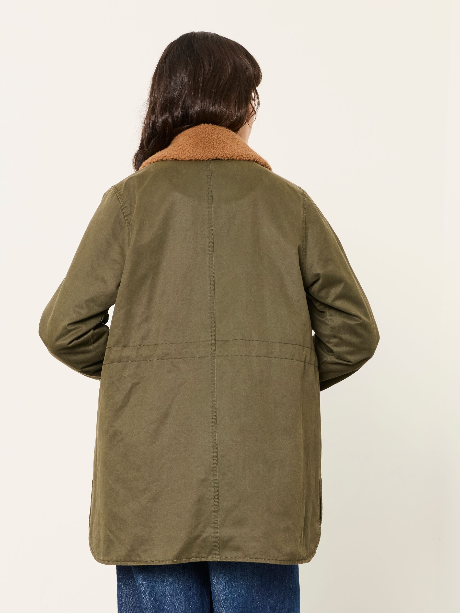 Kent Olive Green Petite Barn Jacket - Image 2 of 8