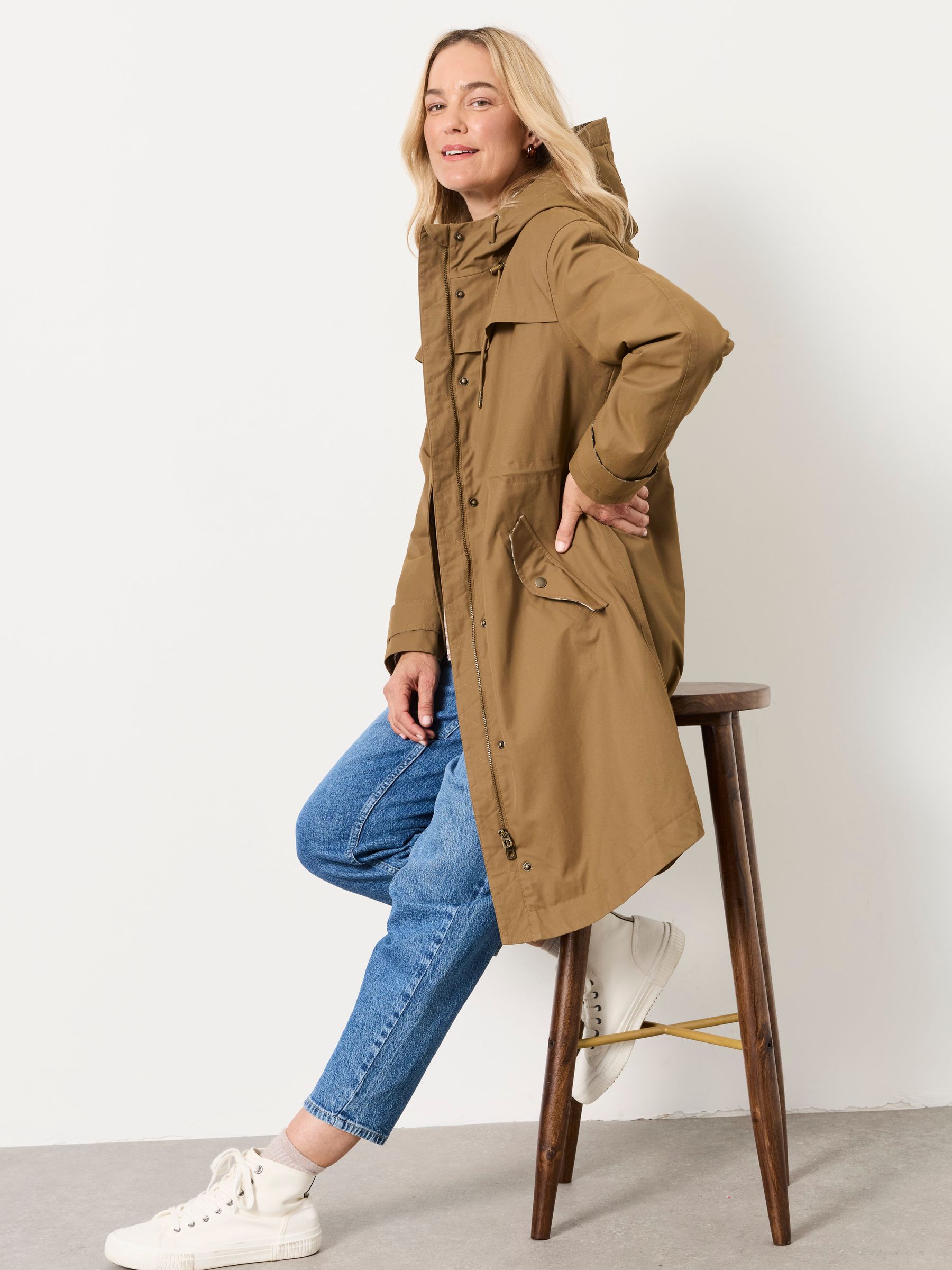 Inverness Sand Petite Raincoat - Image 6 of 7