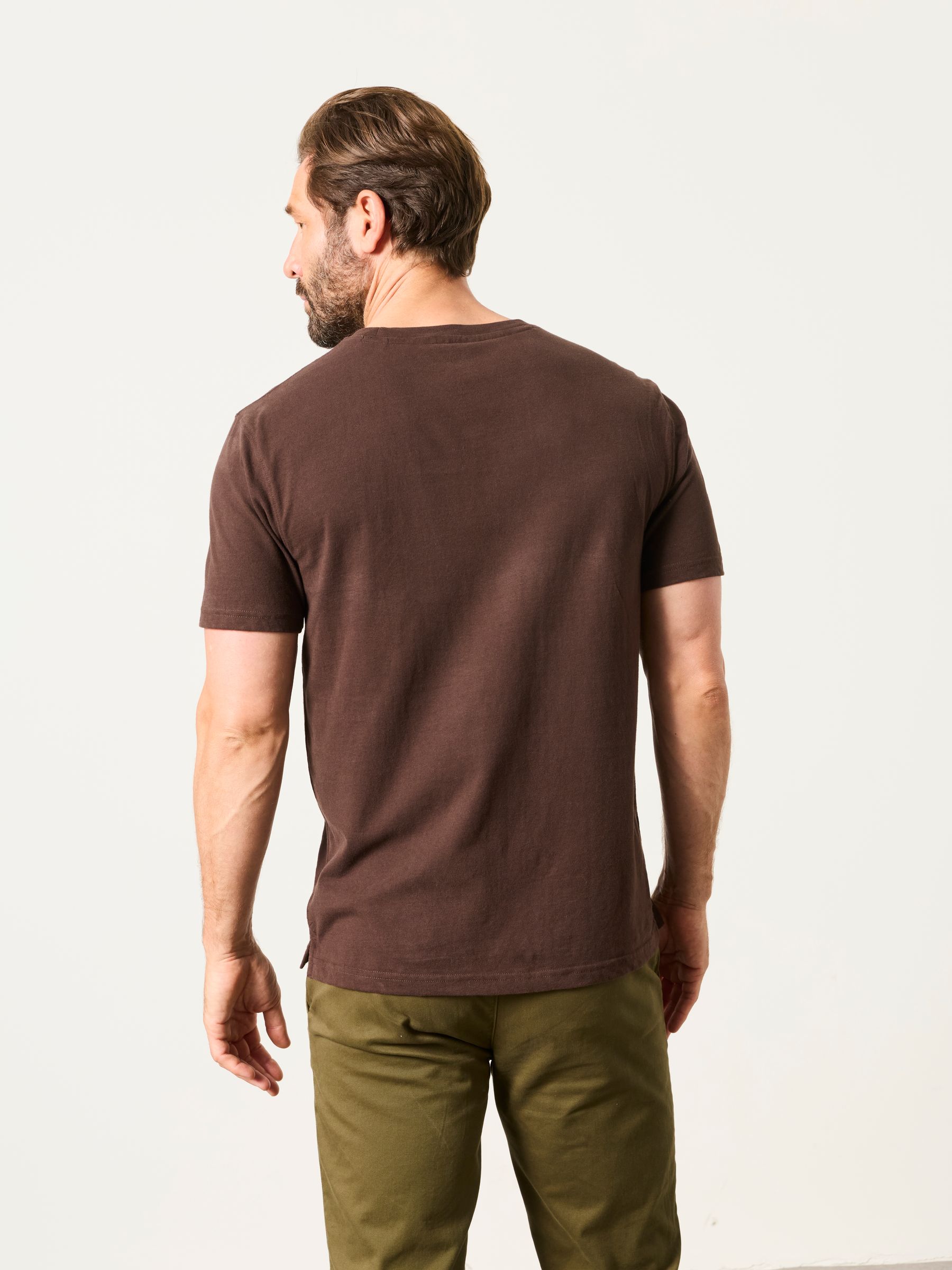 Lulworth Chocolate Brown T-Shirt - Image 2 of 5