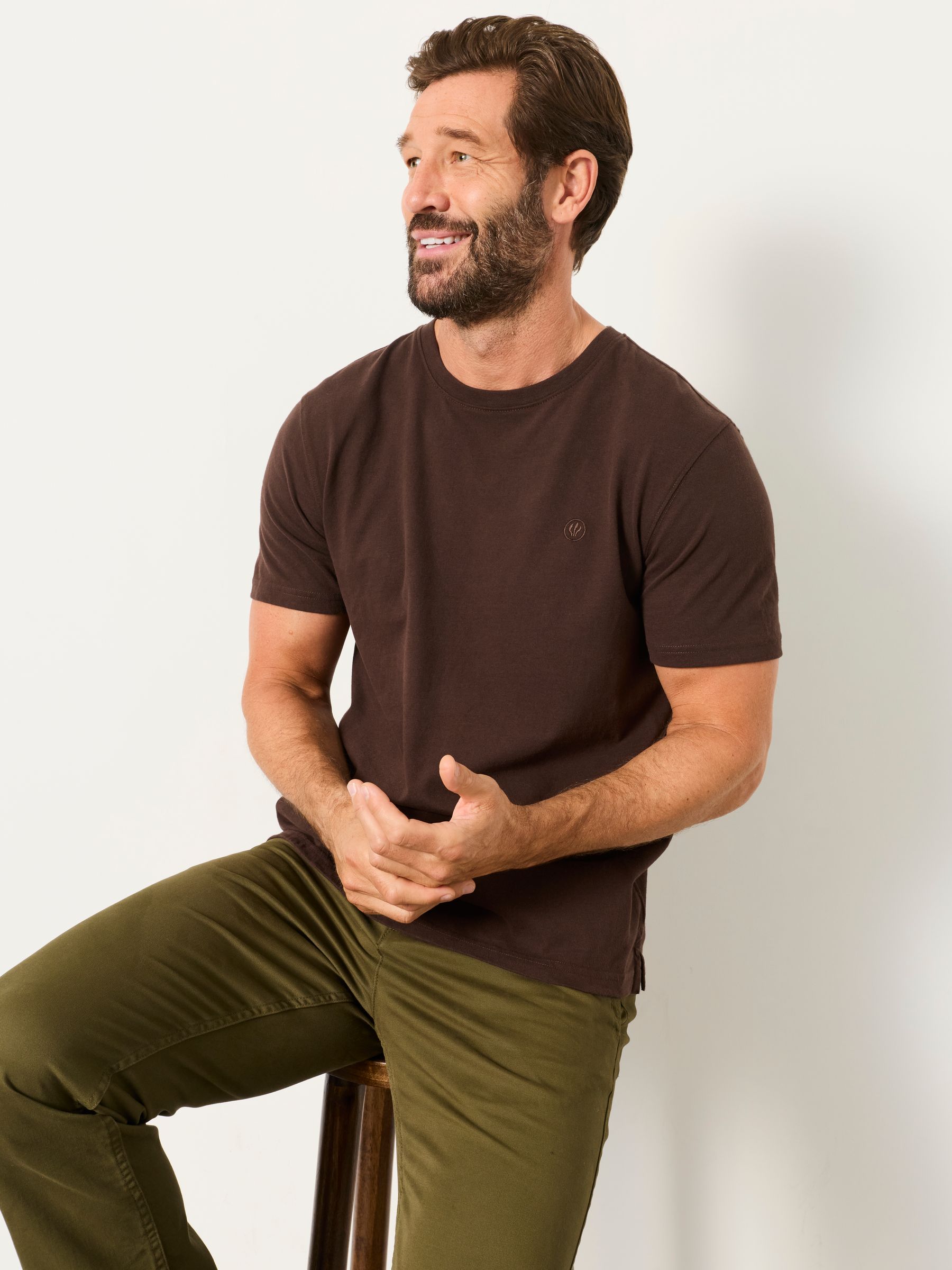 Lulworth Chocolate Brown T-Shirt - Image 3 of 5