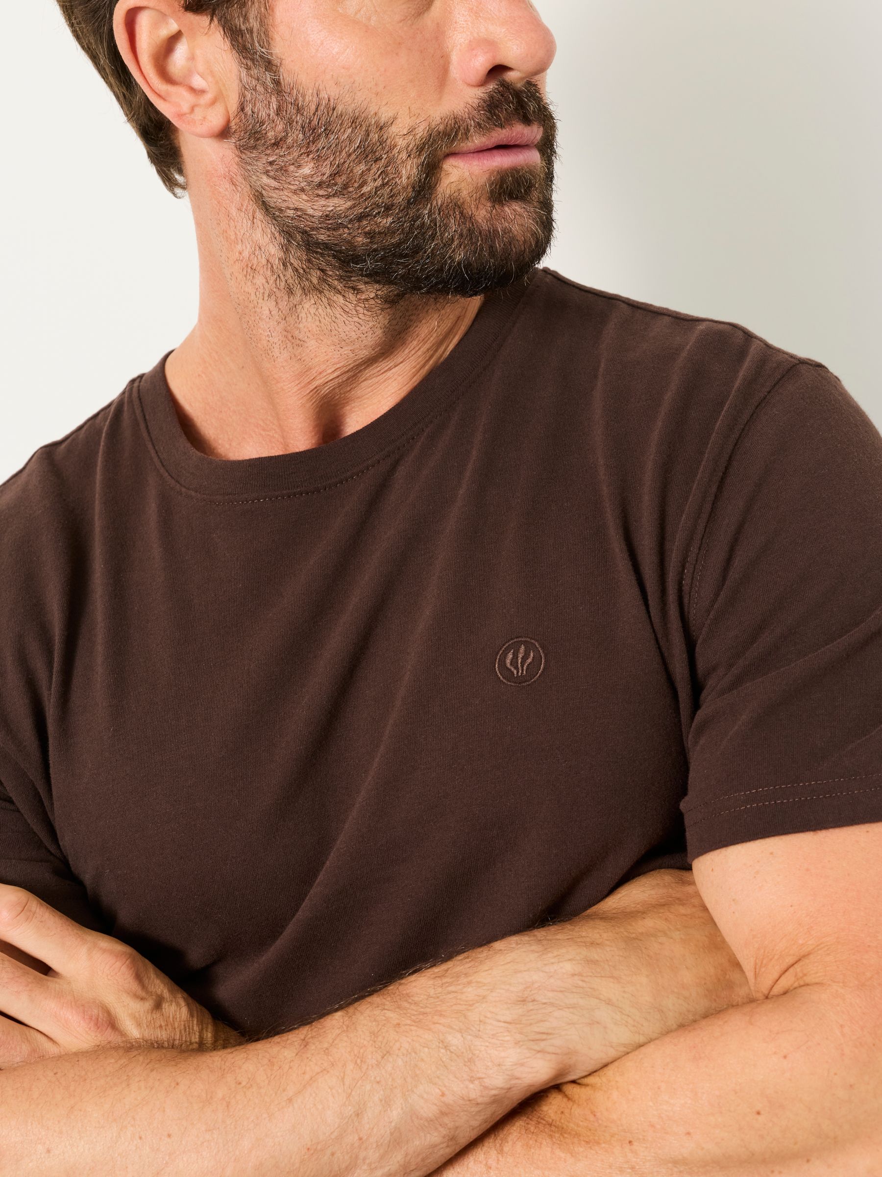 Lulworth Chocolate Brown T-Shirt - Image 4 of 5
