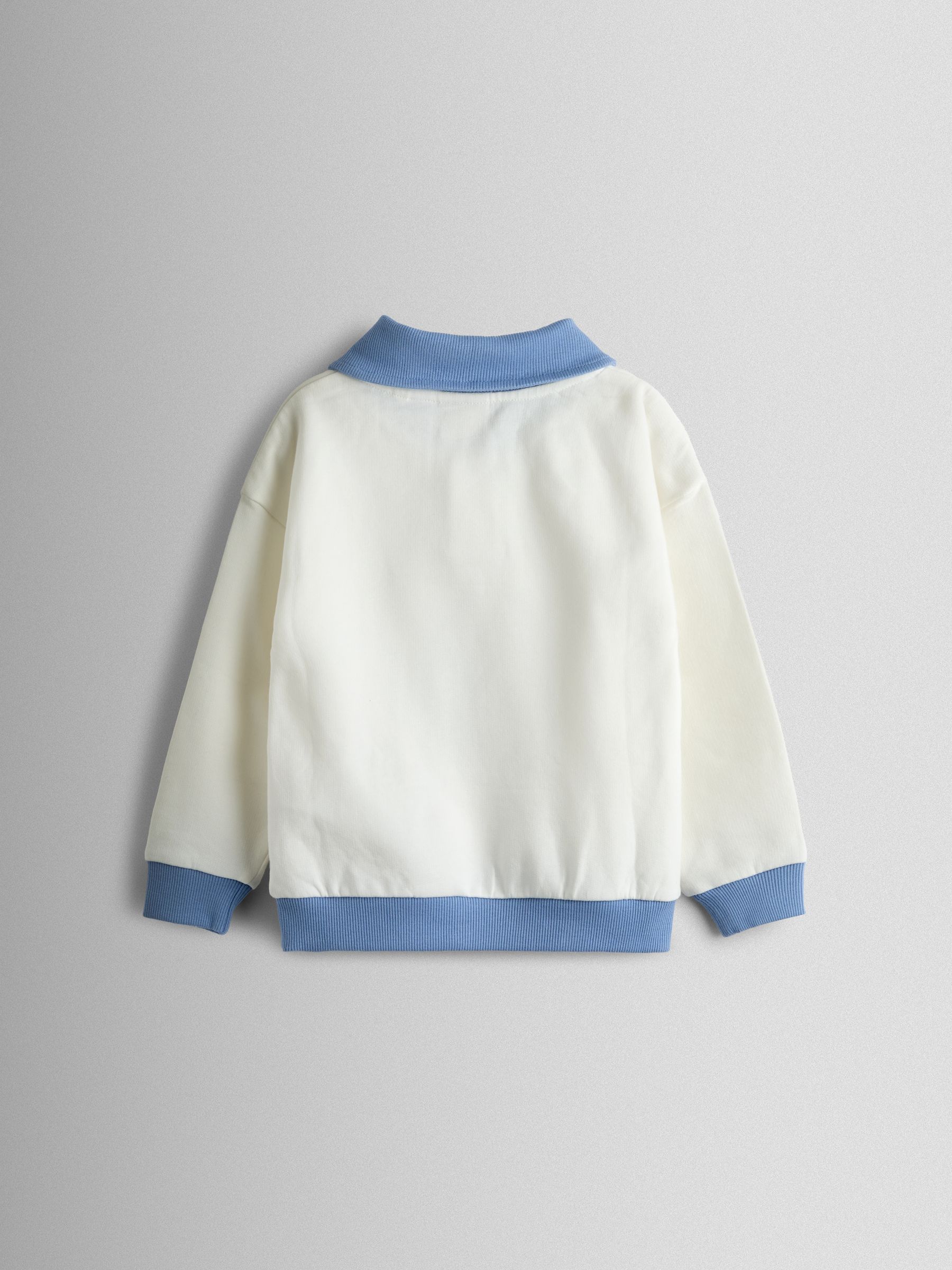 Cream Boat 2-Piece Nautical Sweatshirt & Short Set - Image 3 of 7
