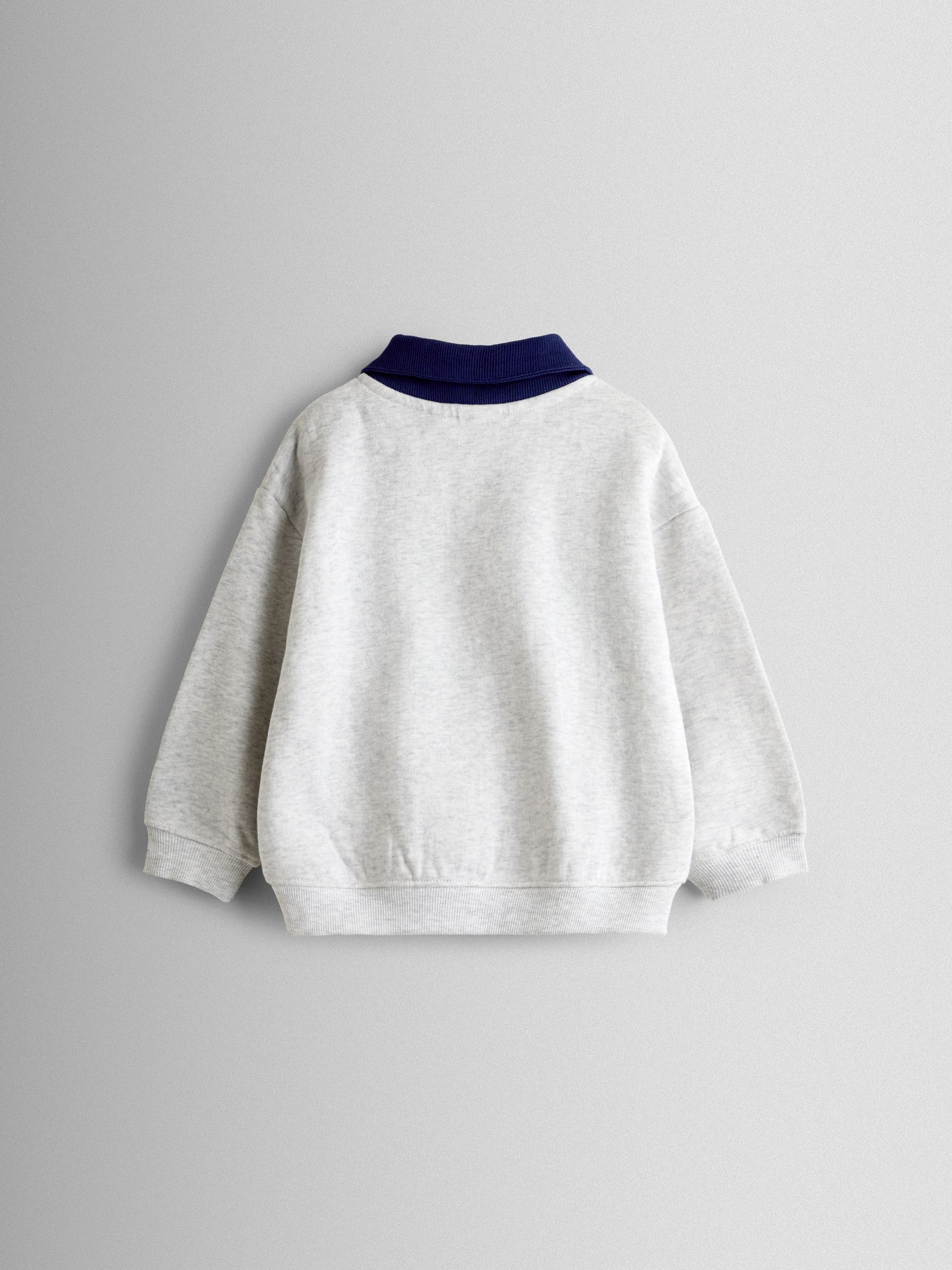 Grey Marl Race Car Sweatshirt - Image 2 of 3