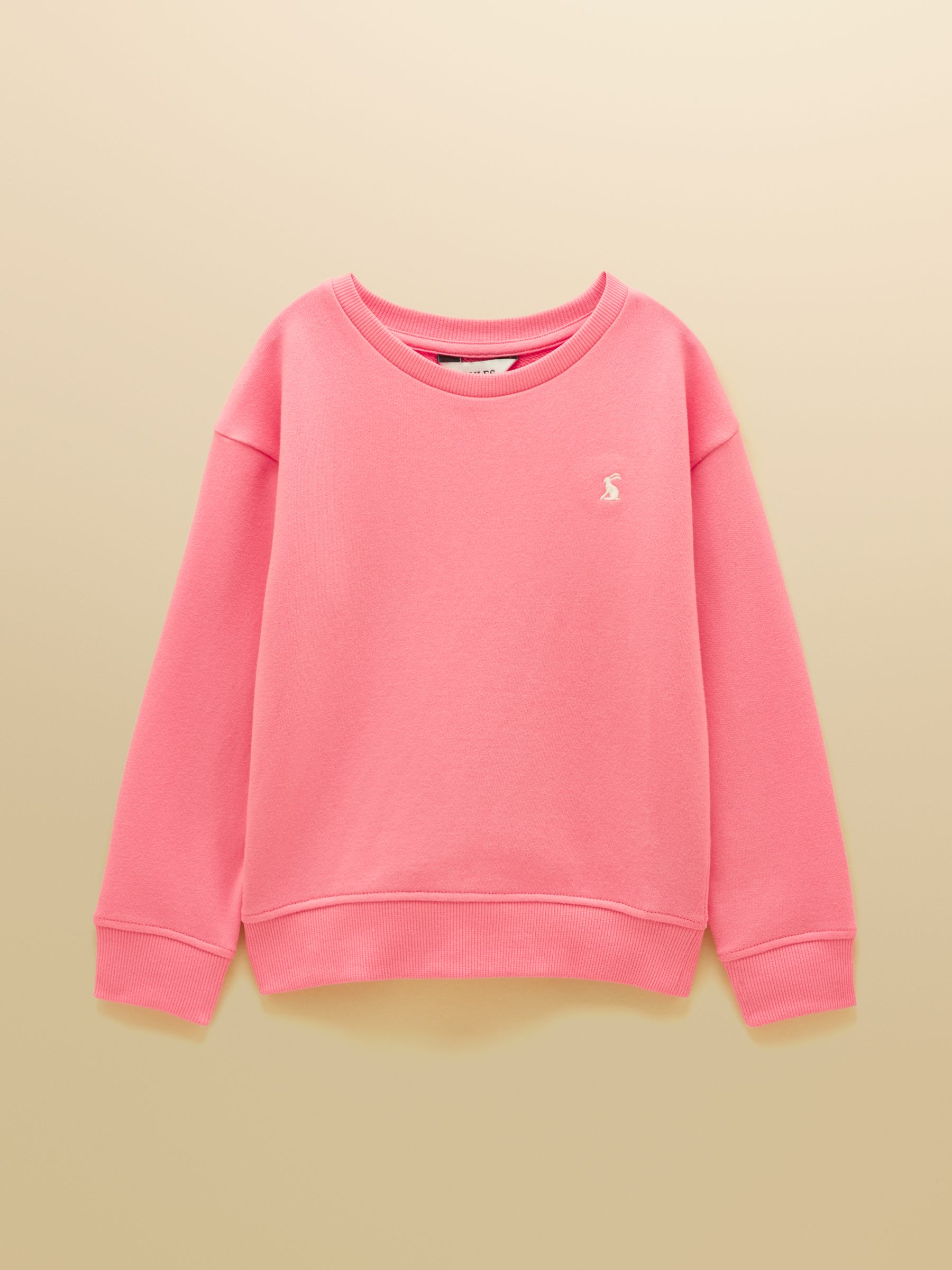 Kids' Pink Crew Neck Sweatshirt And Shorts Set - Image 2 of 9