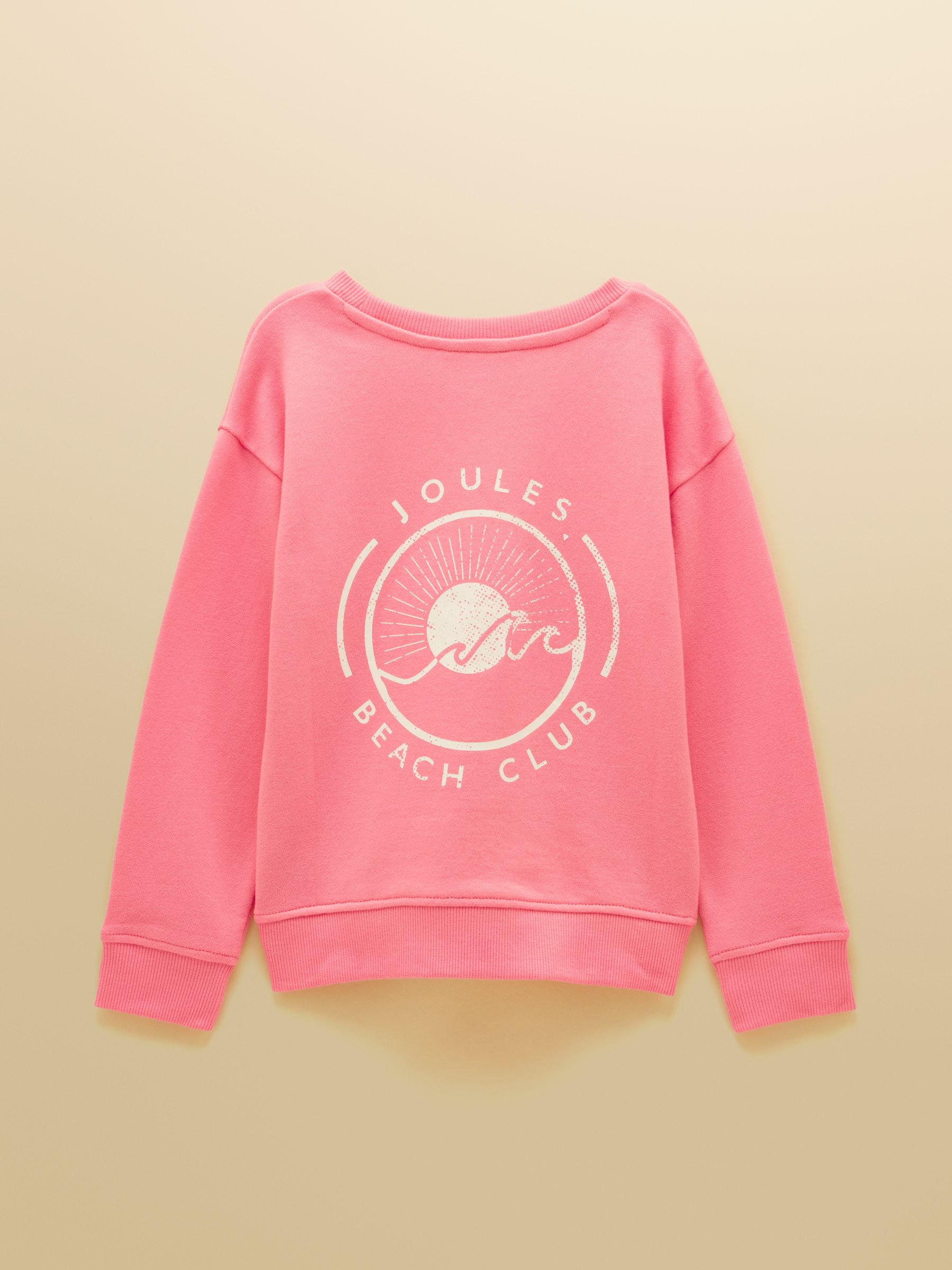 Kids' Pink Crew Neck Sweatshirt And Shorts Set - Image 3 of 9