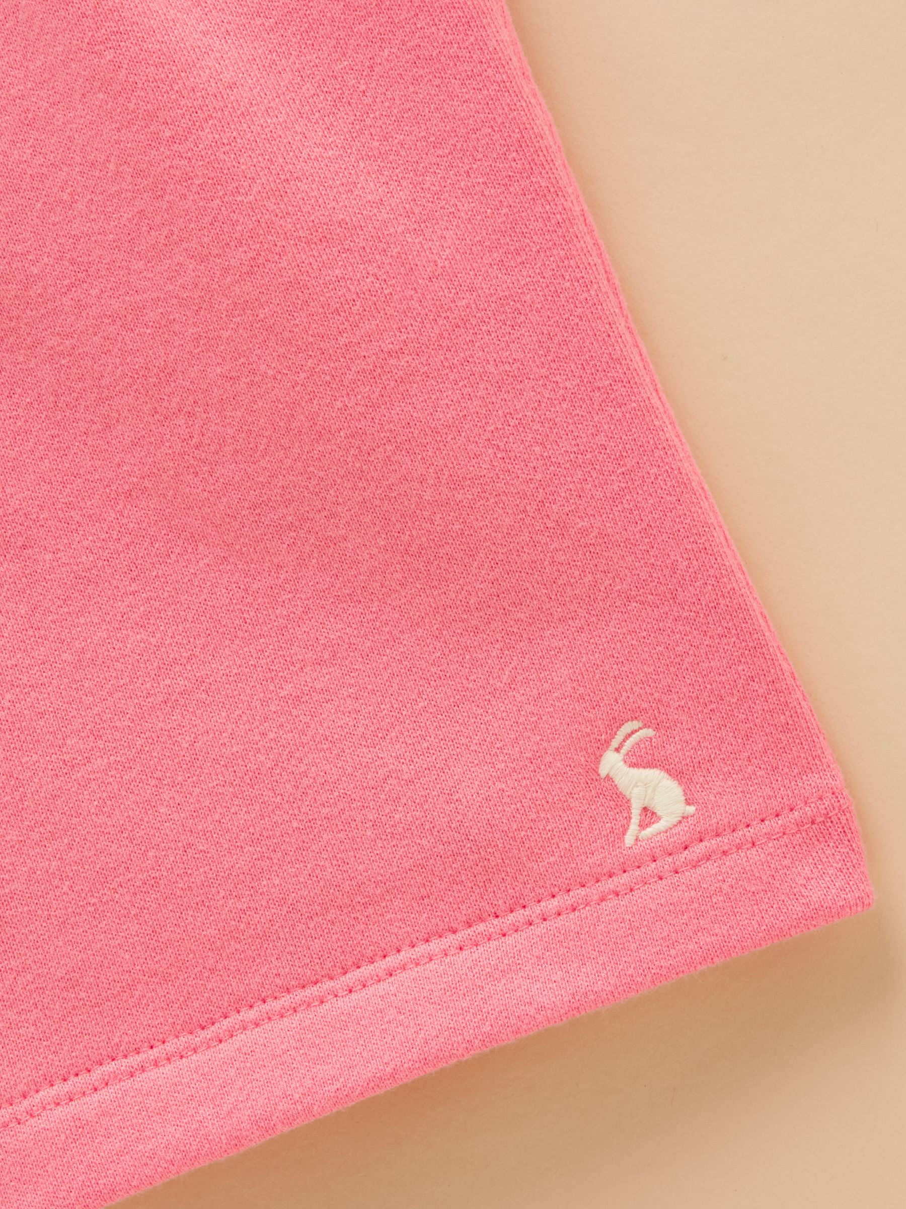 Kids' Pink Crew Neck Sweatshirt And Shorts Set - Image 6 of 9