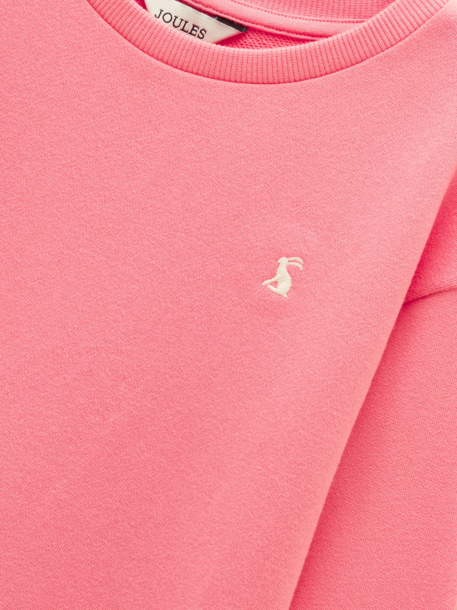 Kids' Pink Crew Neck Sweatshirt And Shorts Set - Image 8 of 9