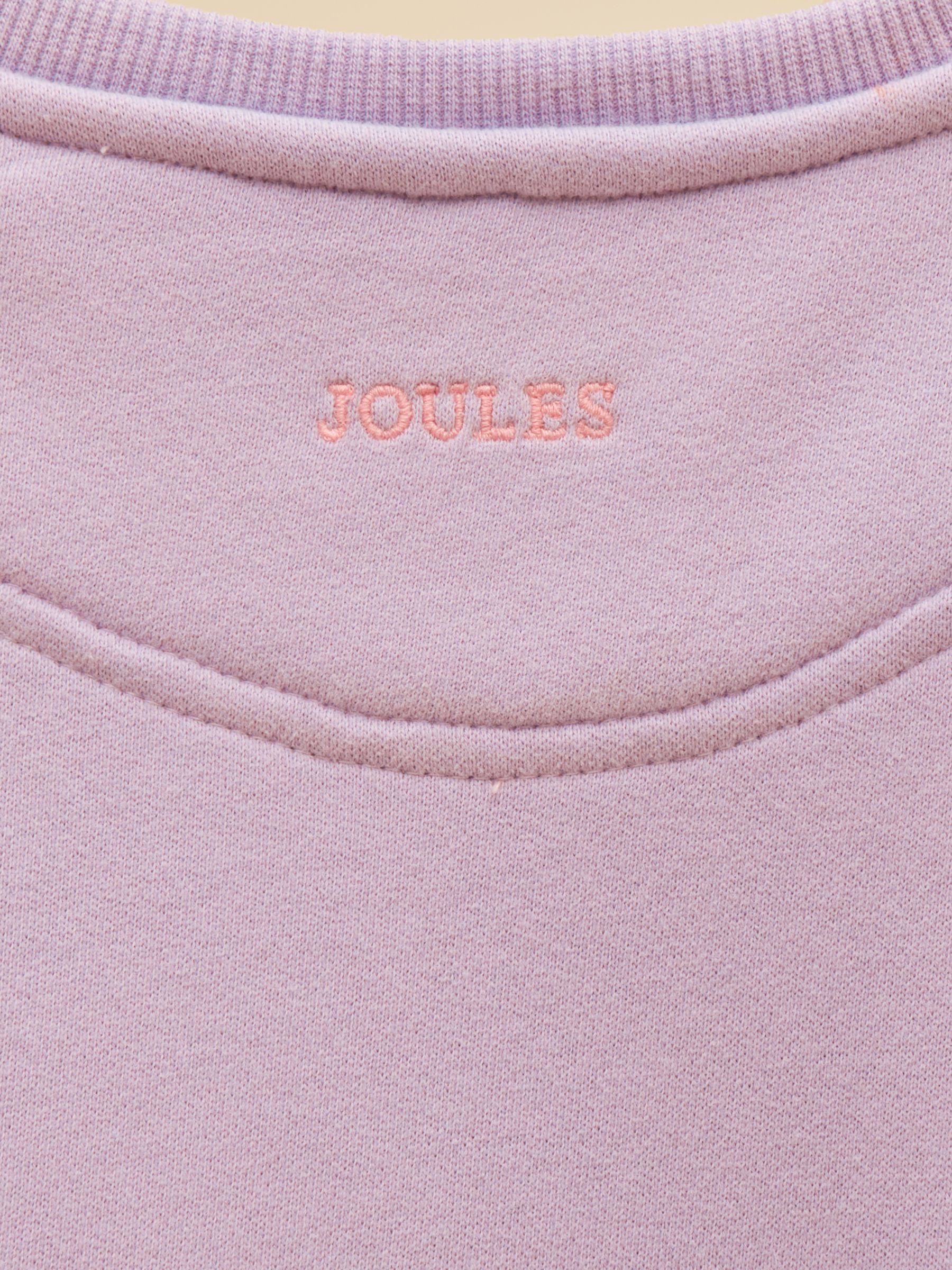 Girls' Summerdays Lilac Purple Screenprint Crew Neck Sweatshirt - Image 5 of 5